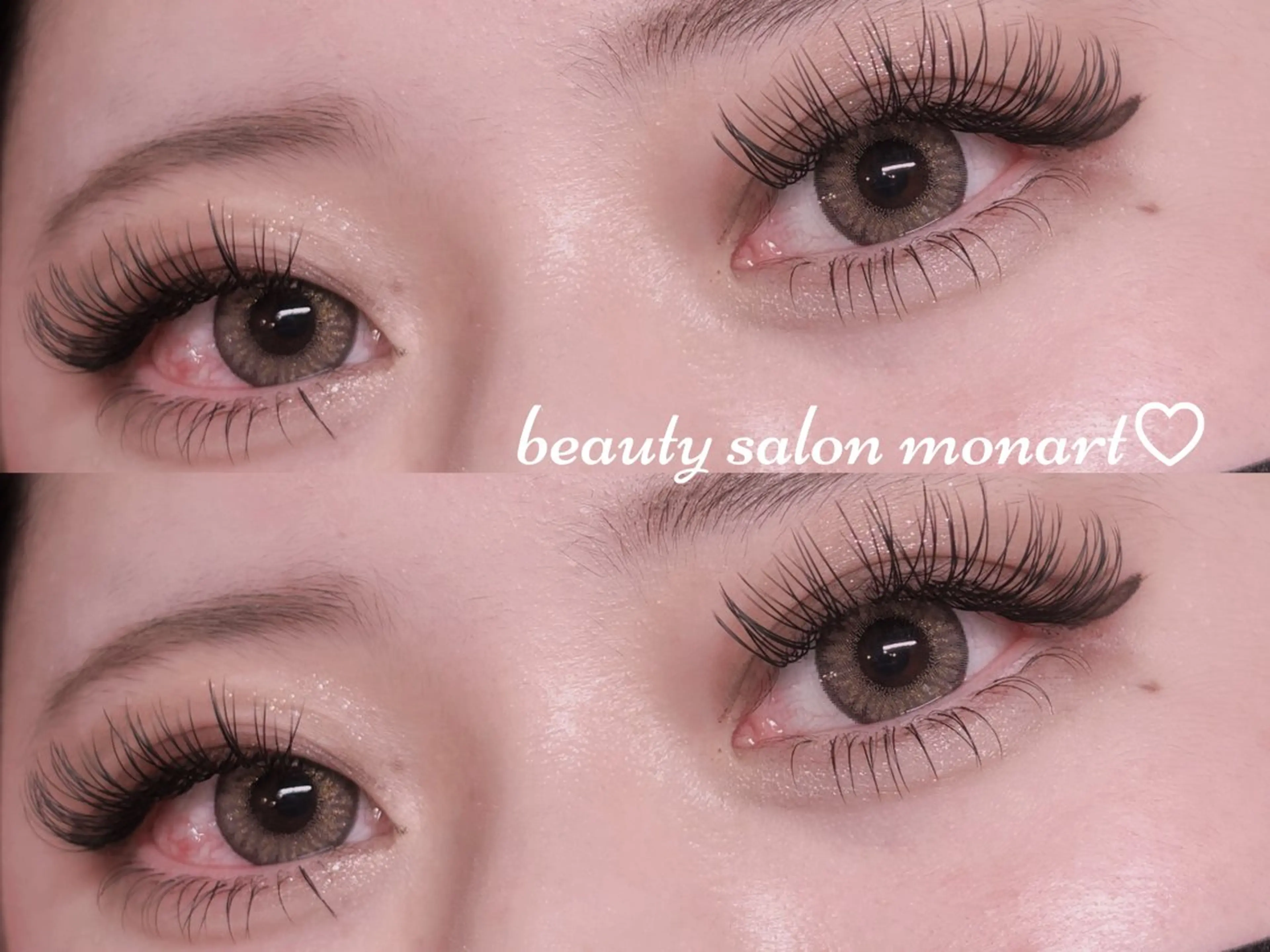 マツエク・マツパ 下まつげエクステ マツエク monart kurehaのマツエク・マツパデザイン