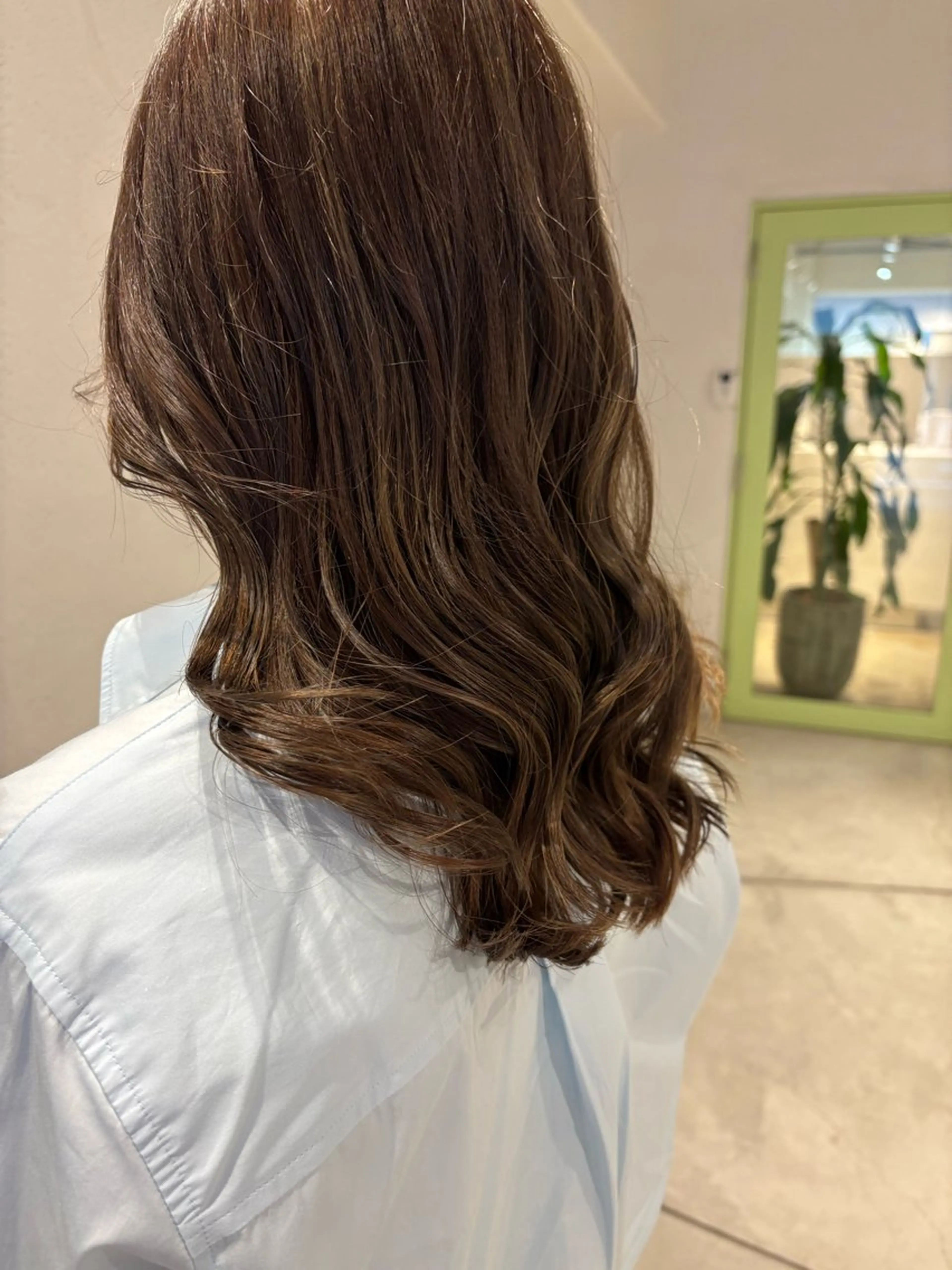 セミロング 渡邉 ひかるのヘアスタイル