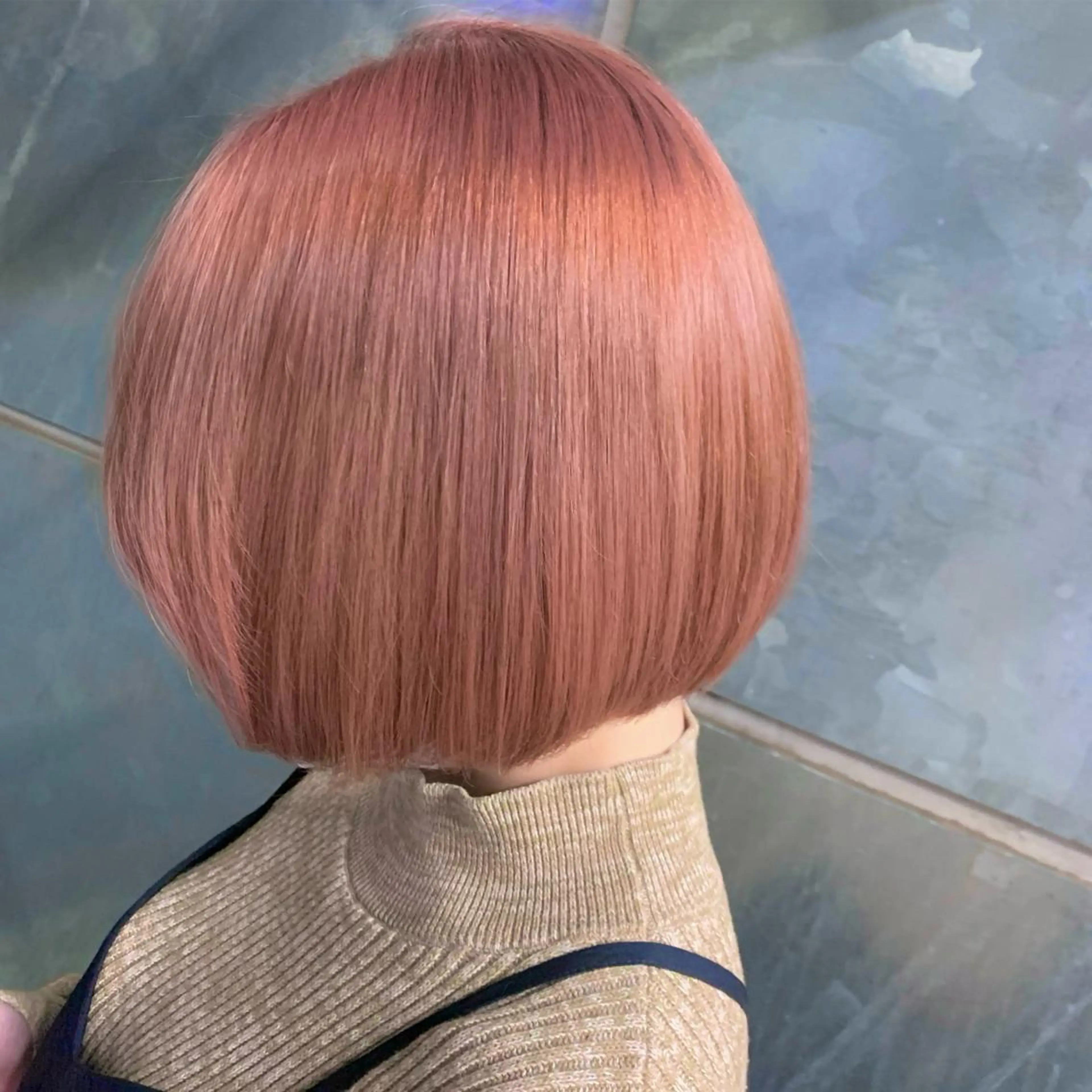 ショート カラー ブリーチ ピンクカラー bnd_bnd アイのヘアスタイル