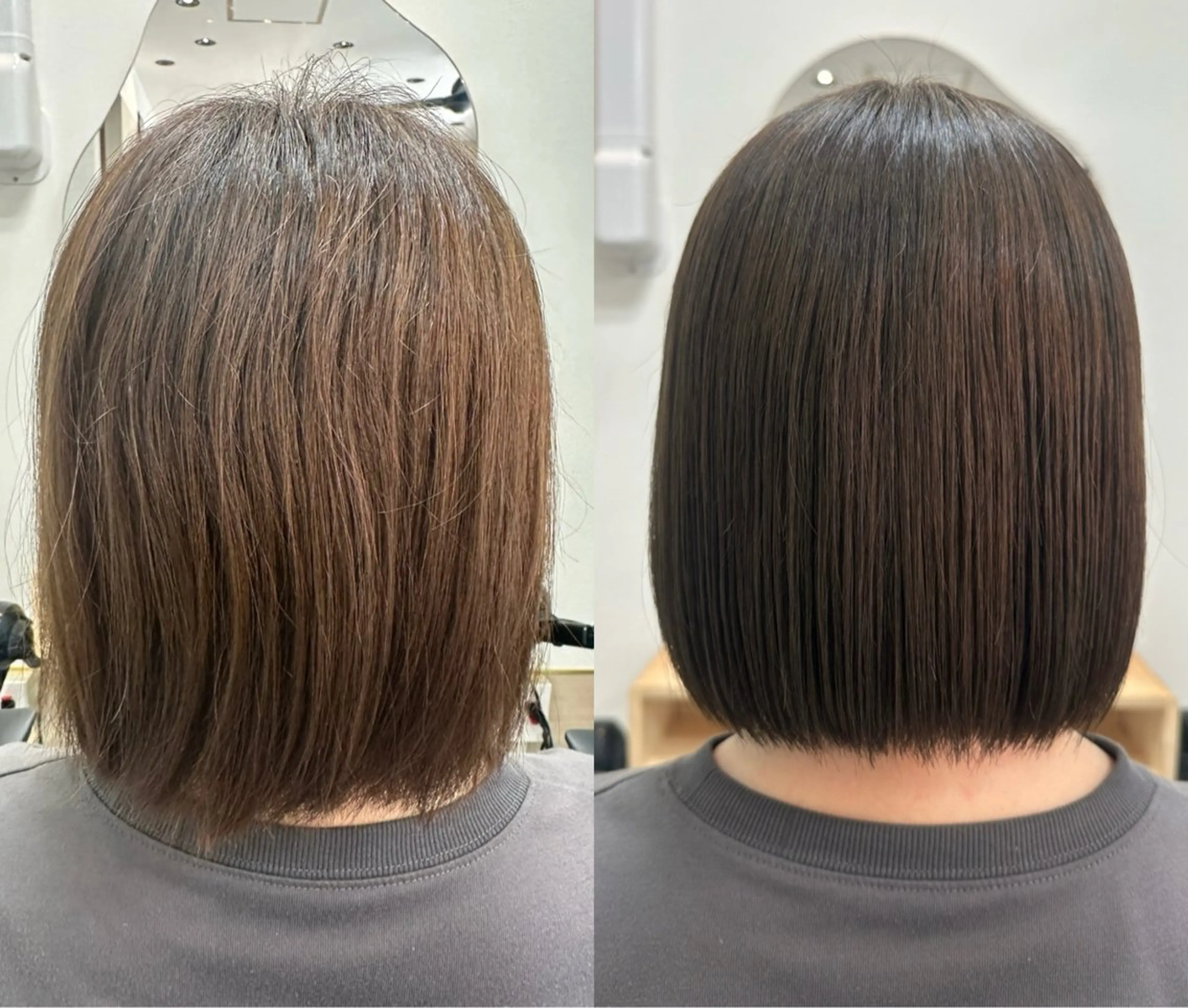 💙カット＋コスメ低温縮毛矯正＋カラー＋3STEPトリートメント💙の写真