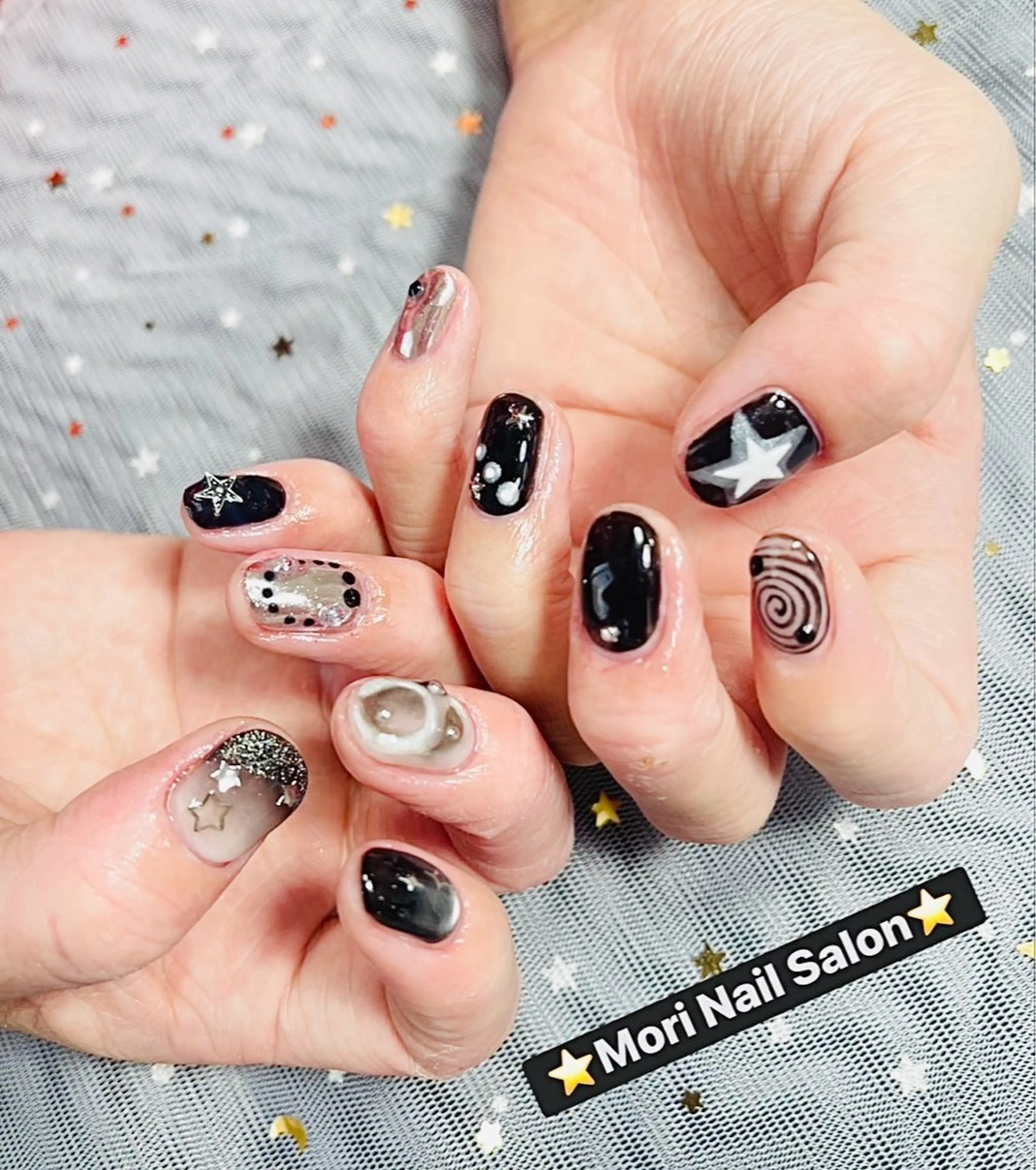 ネイル アートネイル ハンドネイル MORI ネイル SALONのネイルデザイン
