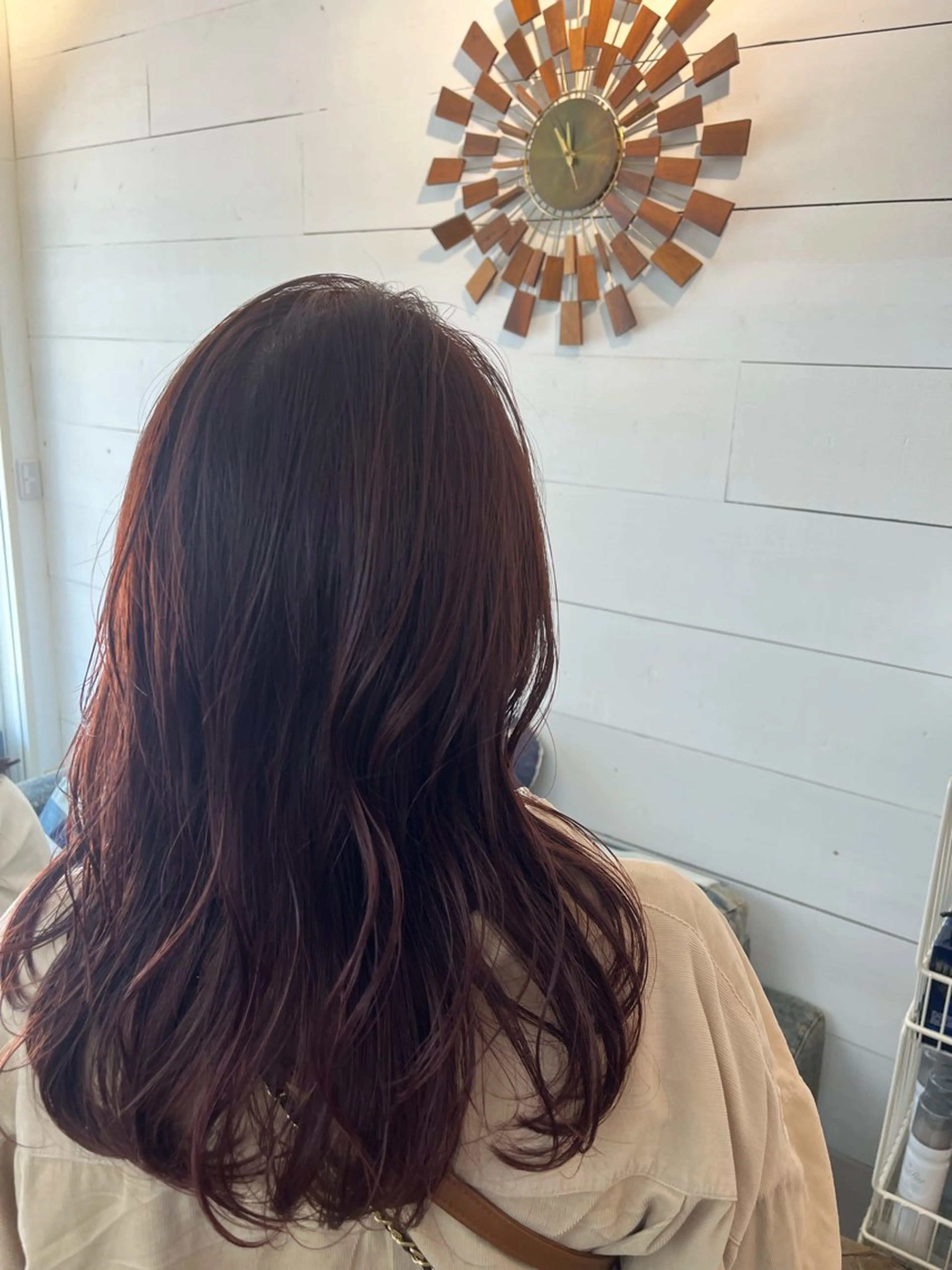 セミロング カラー ブラウンカラー ピンクカラー ピンクブラウン ヘアカラー 上西 花奏の眉毛・アイブロウイメージ