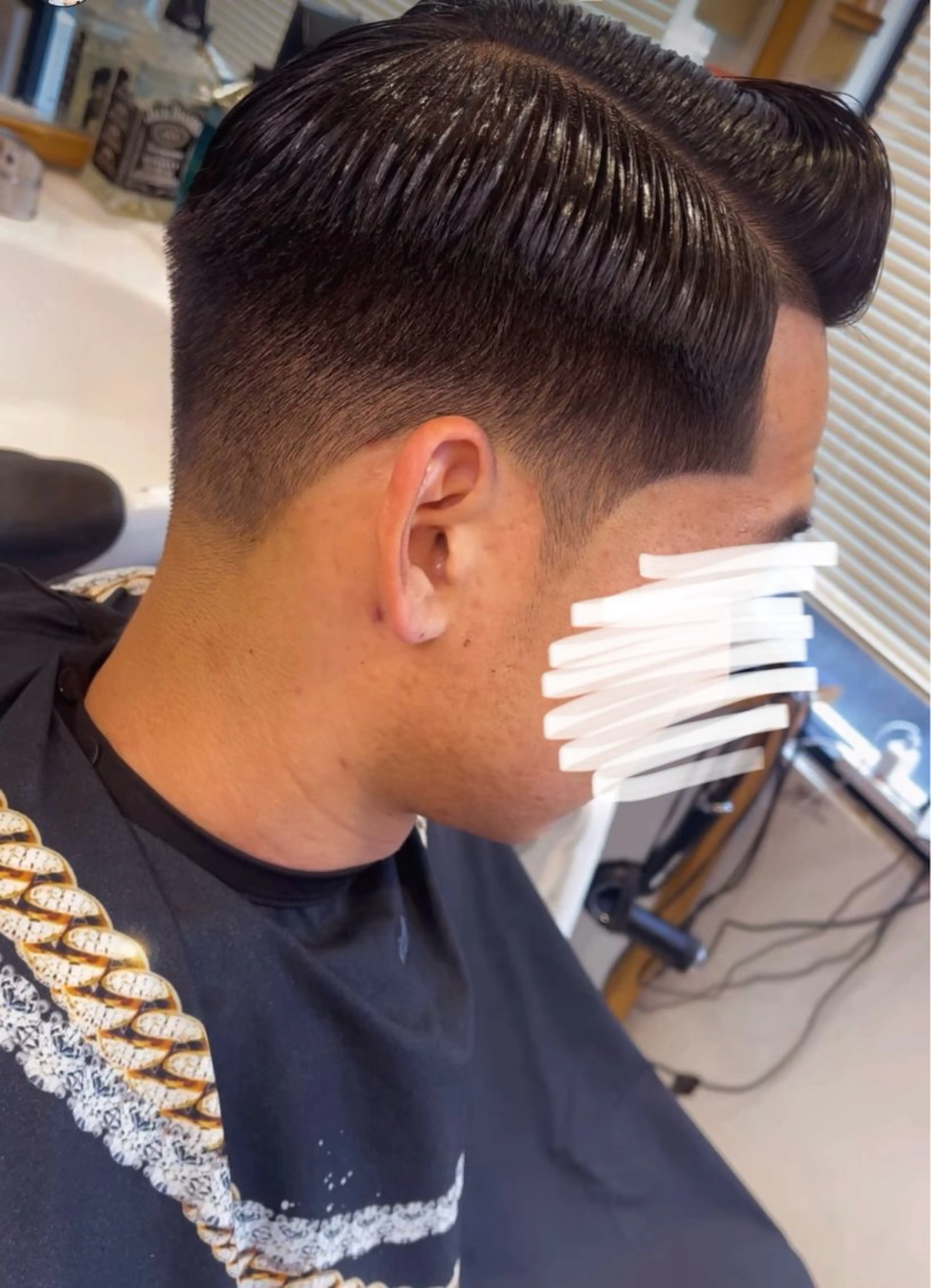 ショート メンズ フェードカット takebuchi harukaのヘアスタイル