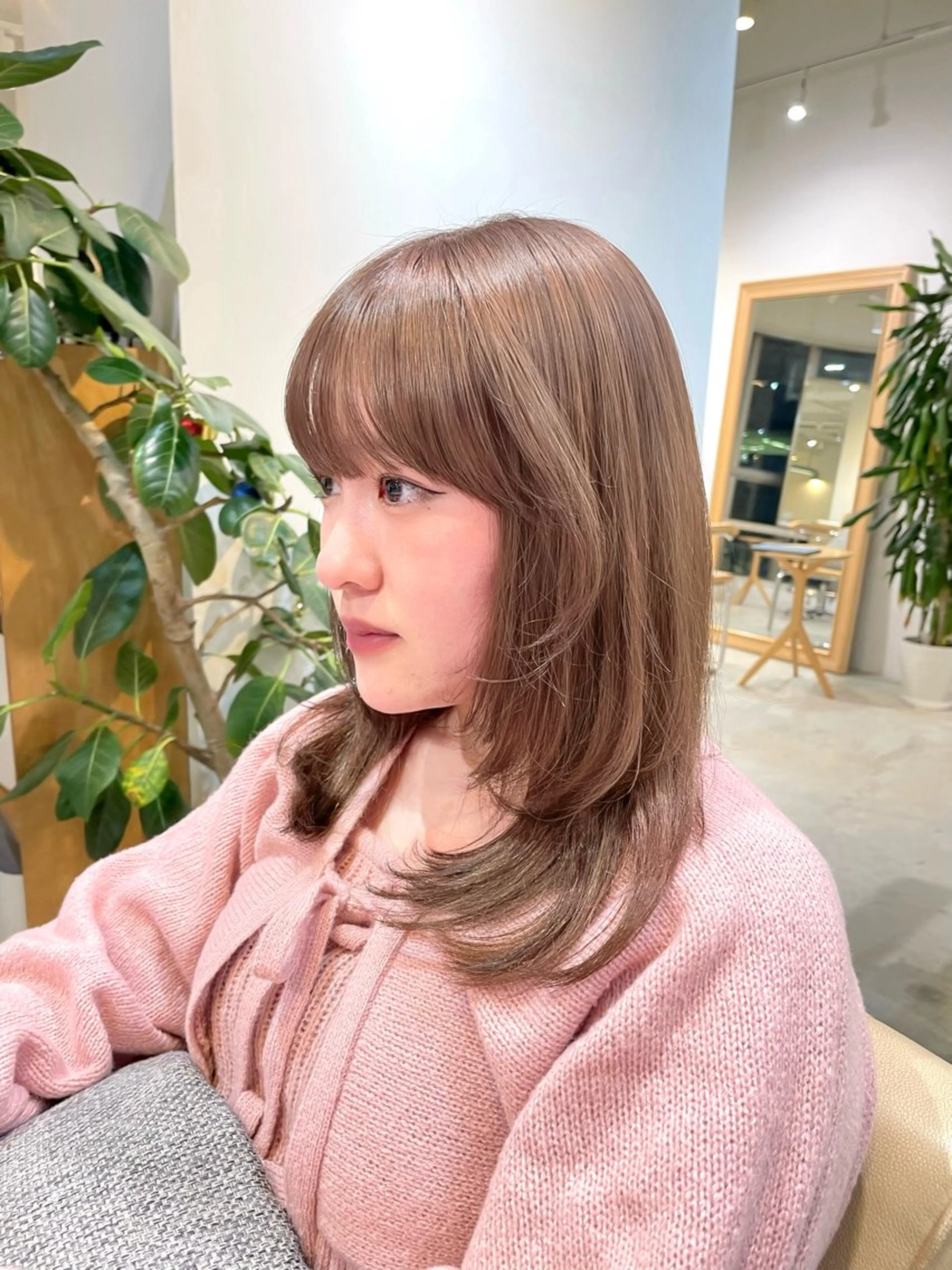 セミロング 🎀 liz🎀のヘアスタイル