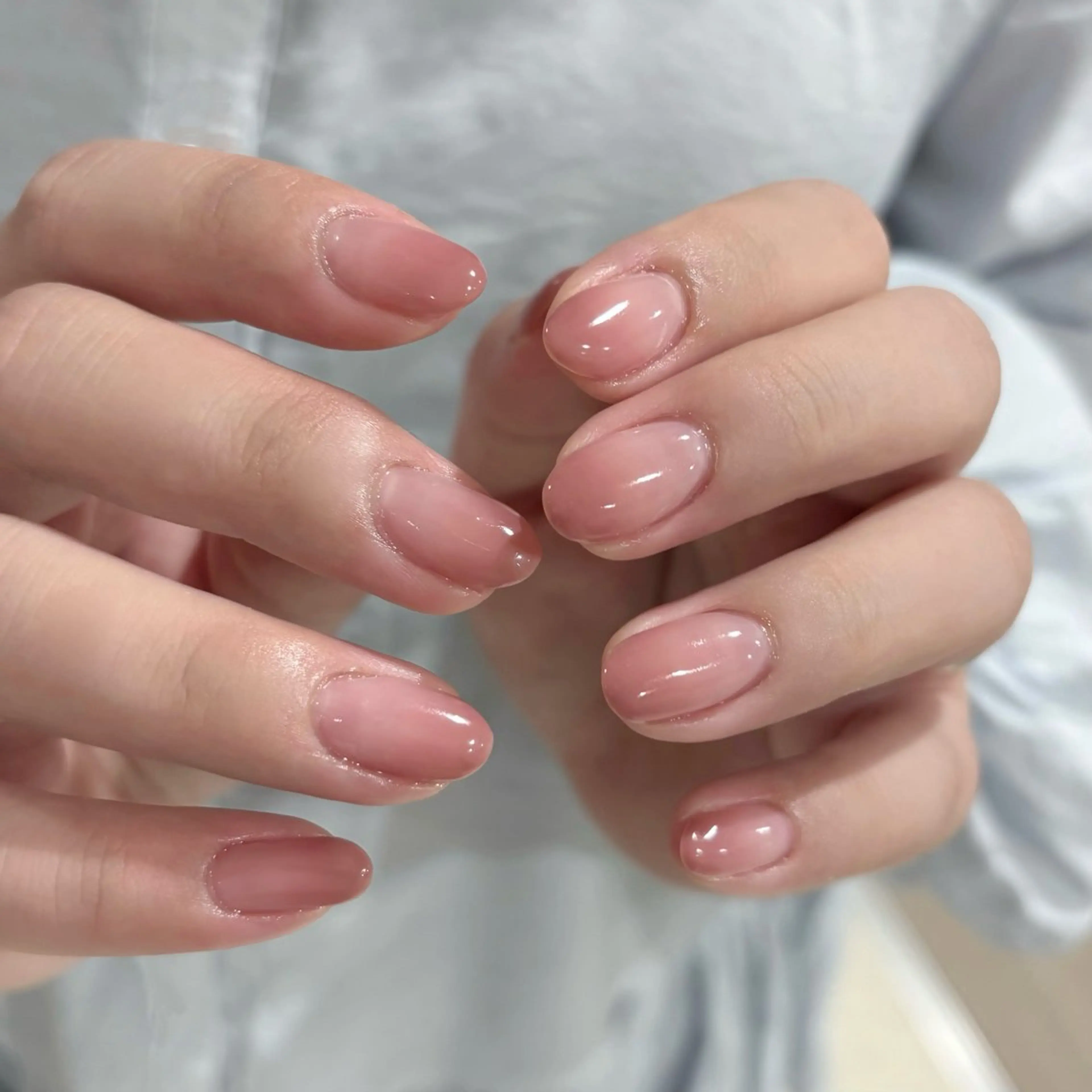 ネイル グラデーション ピンク ハンドネイル mute. maoのネイルデザイン