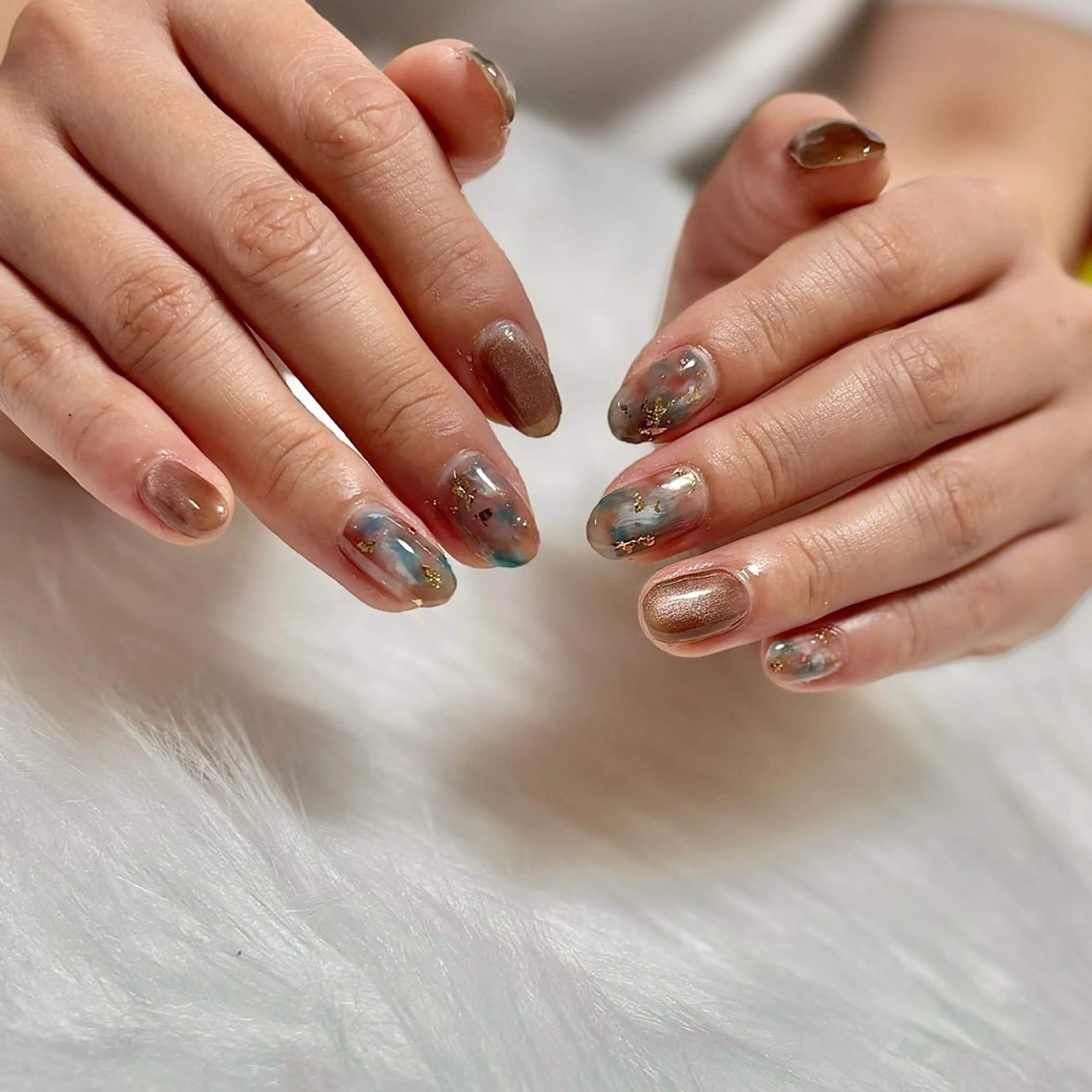 ネイル ニュアンスネイル オフィスネイル ピンク ハンドネイル PROVE 彩華のネイルデザイン