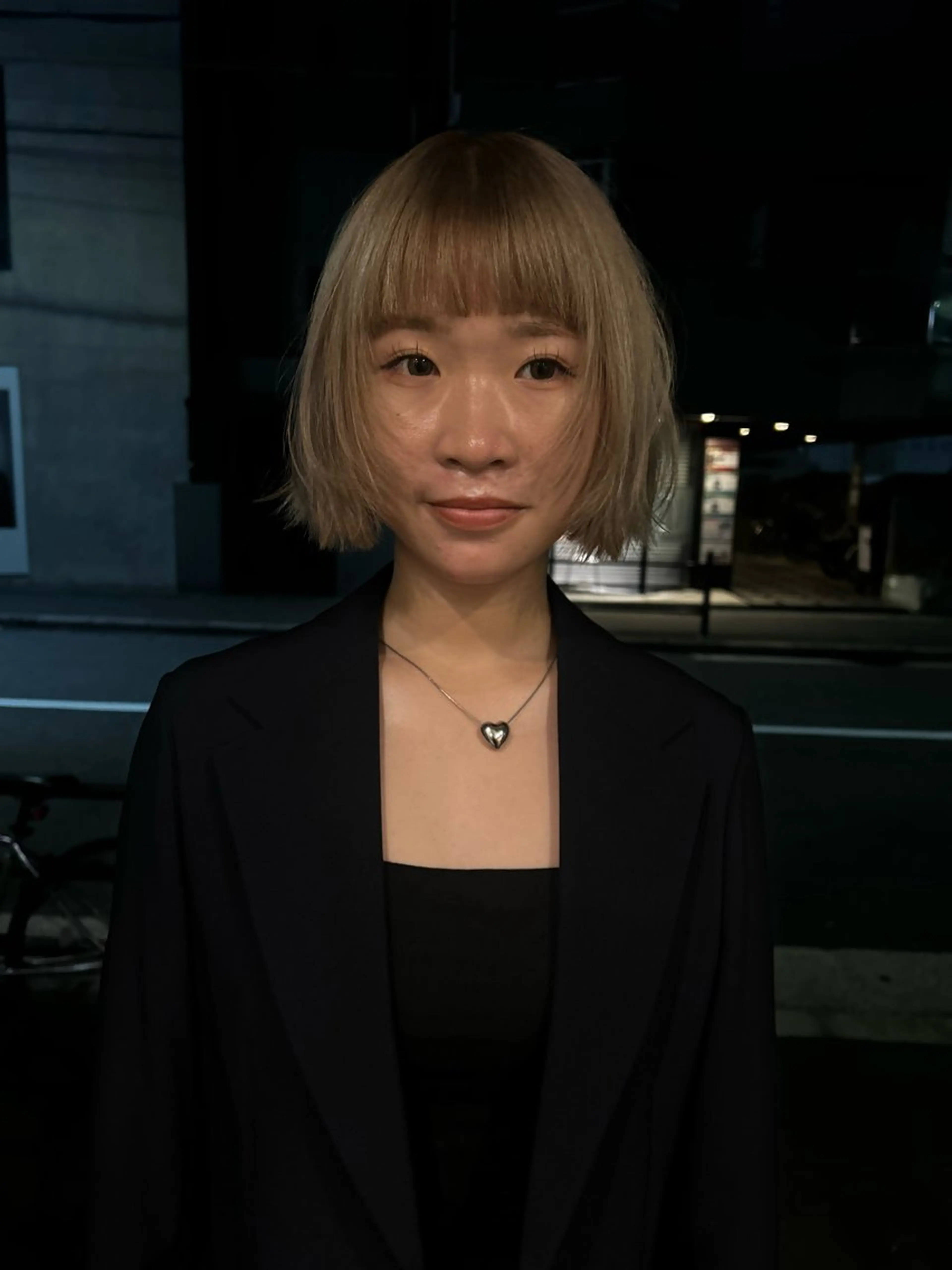 ショート 心斎橋/レイヤー/ ブリーチ/モエのヘアスタイル