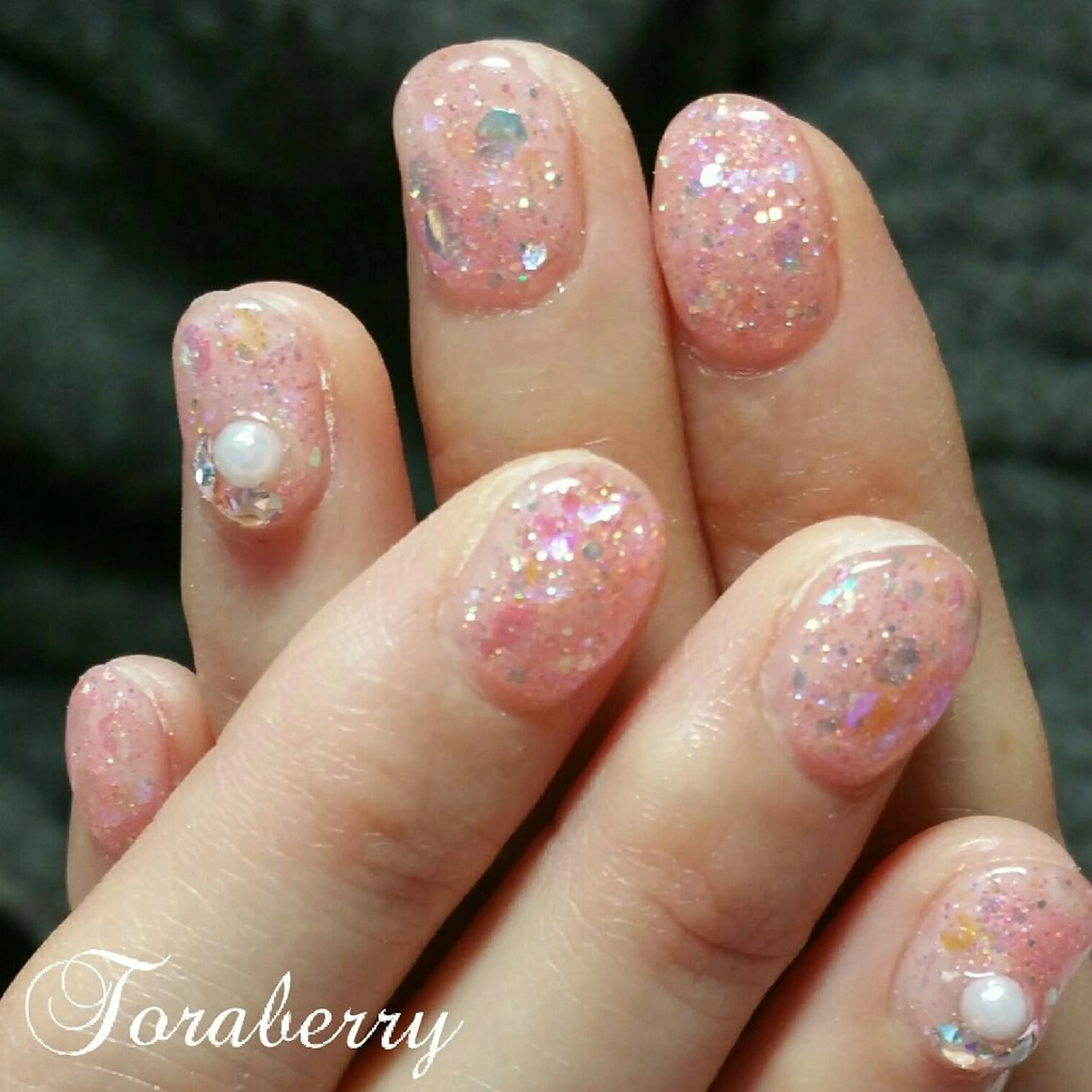 ネイル ラメ(グリッター) ネイリスト なつみのネイルデザイン