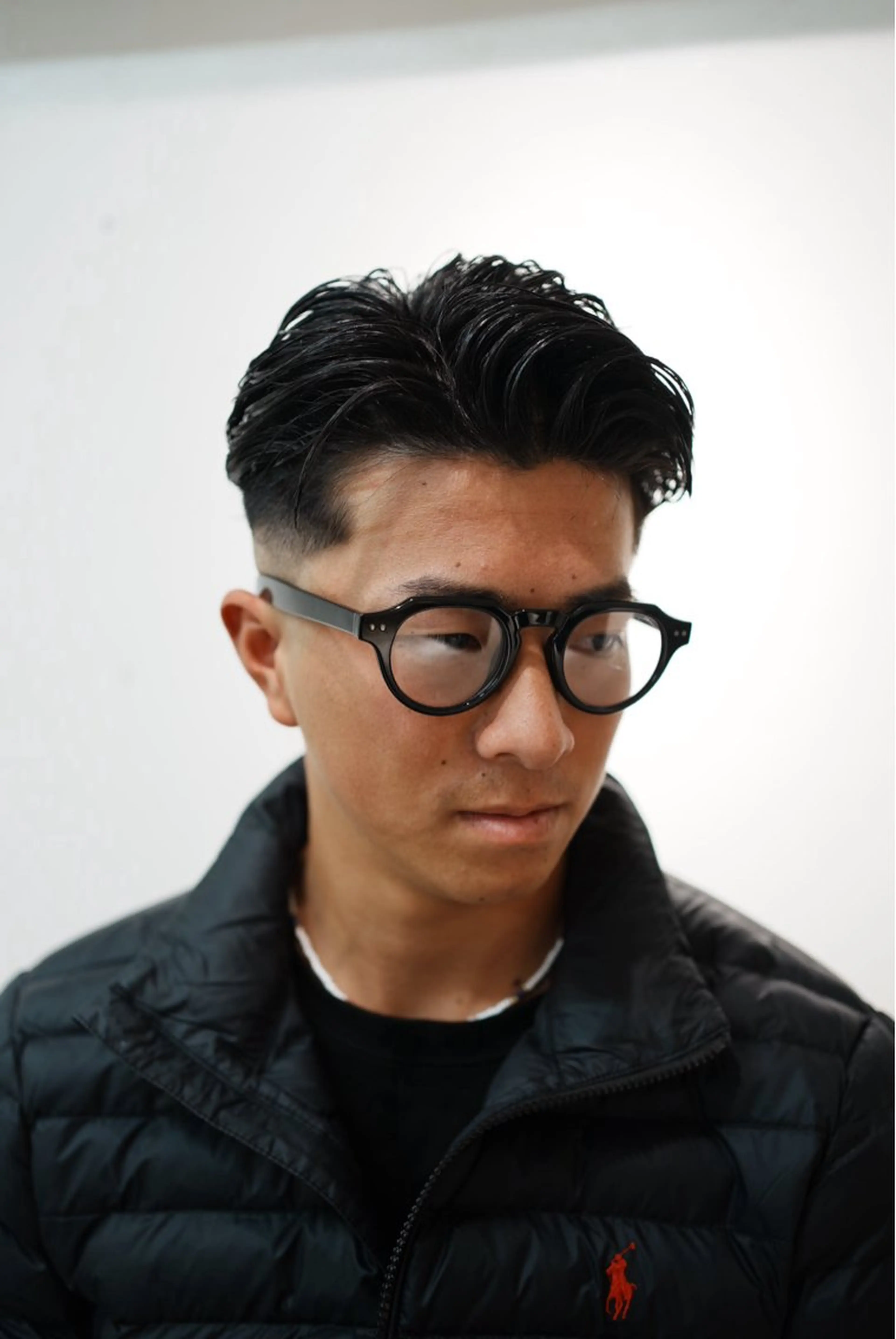 ショート パーマ メンズ メンズパーマ カット パーマ トリートメント ヘアセット メンズサロン ANSWERのヘアスタイル
