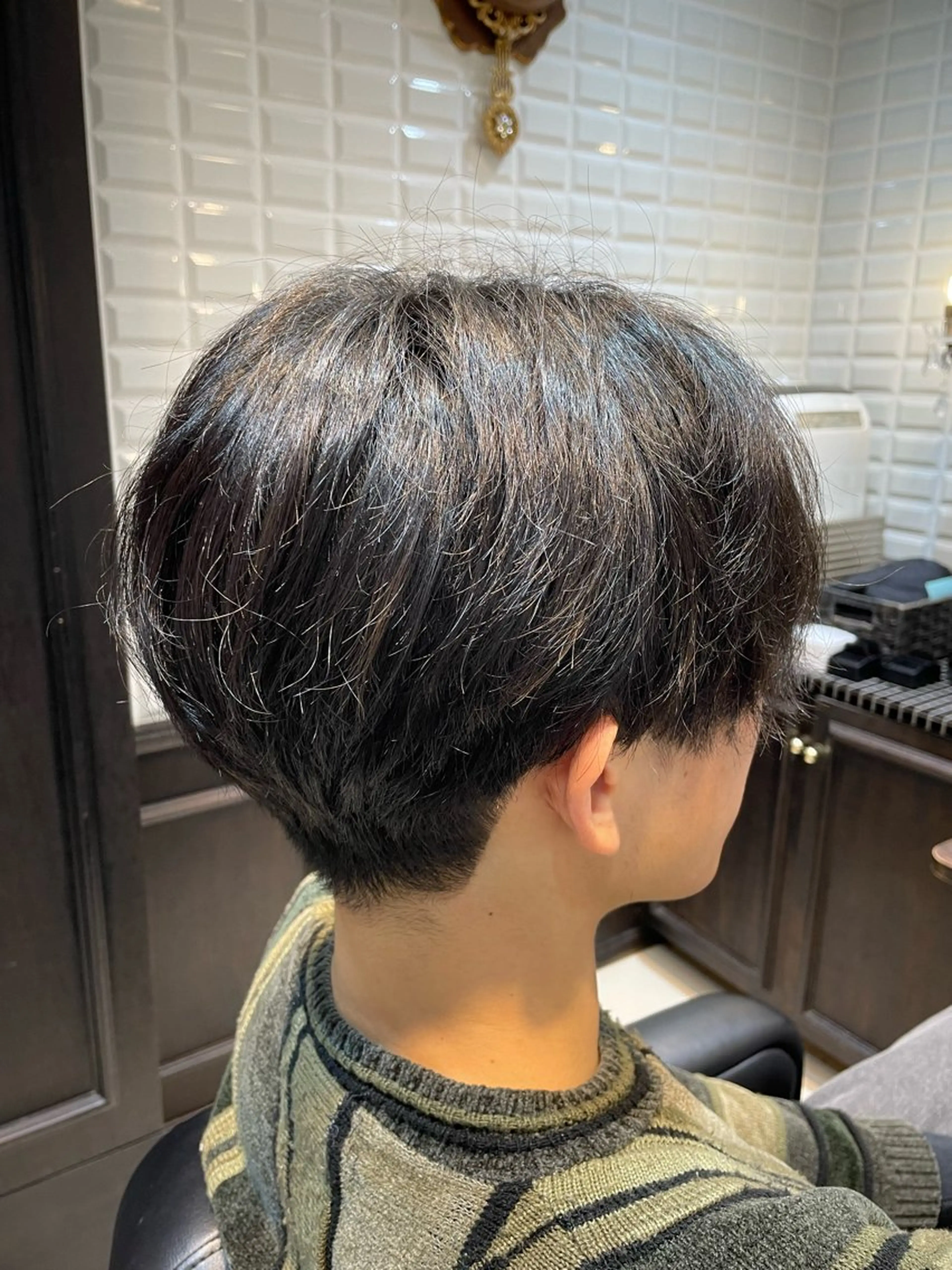 ショート カット Lupinus中田 パーマモデル募集中のヘアスタイル