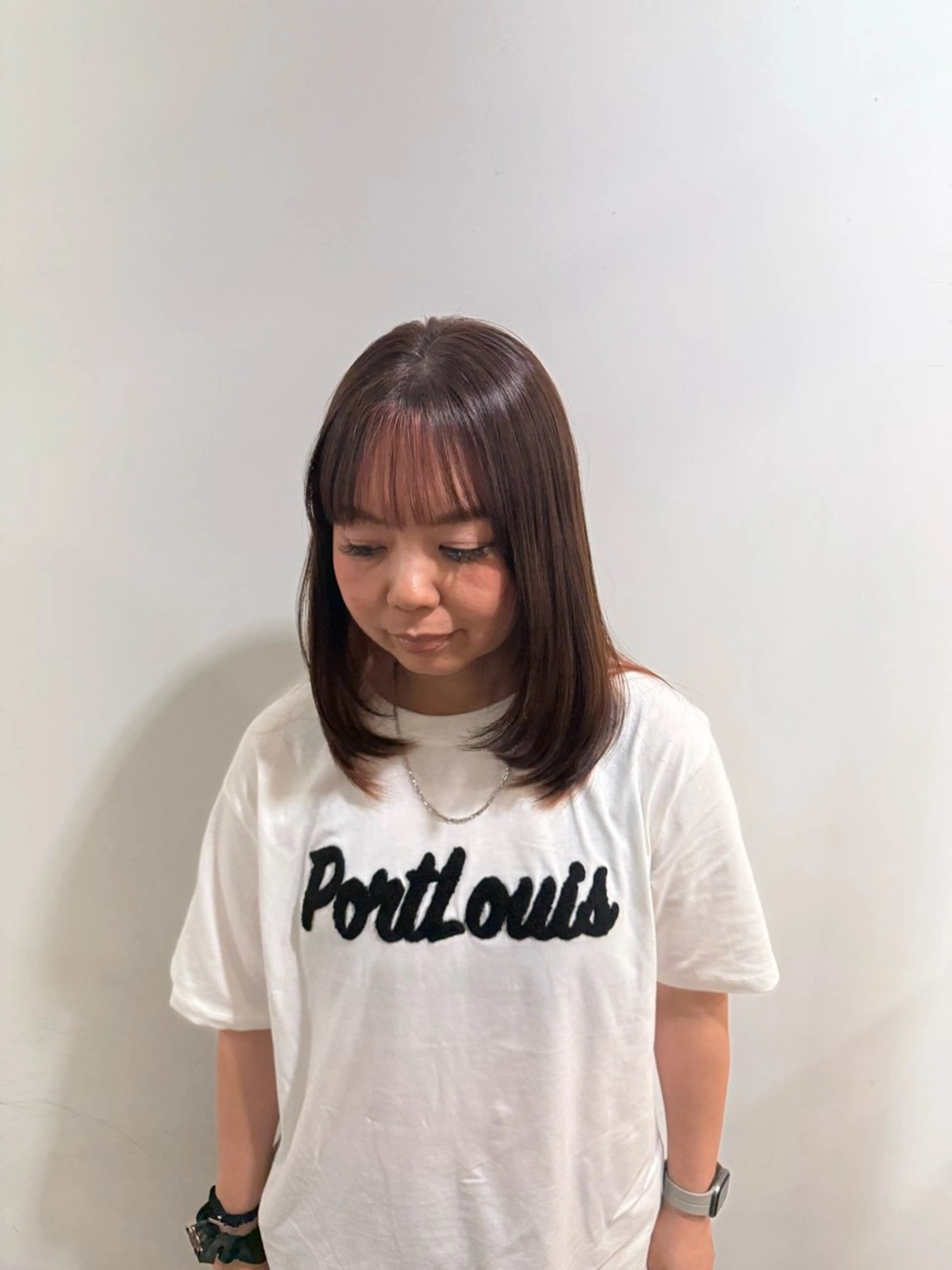 ミディアム レイヤーカット かとう きりん🎀🪽のヘアスタイル