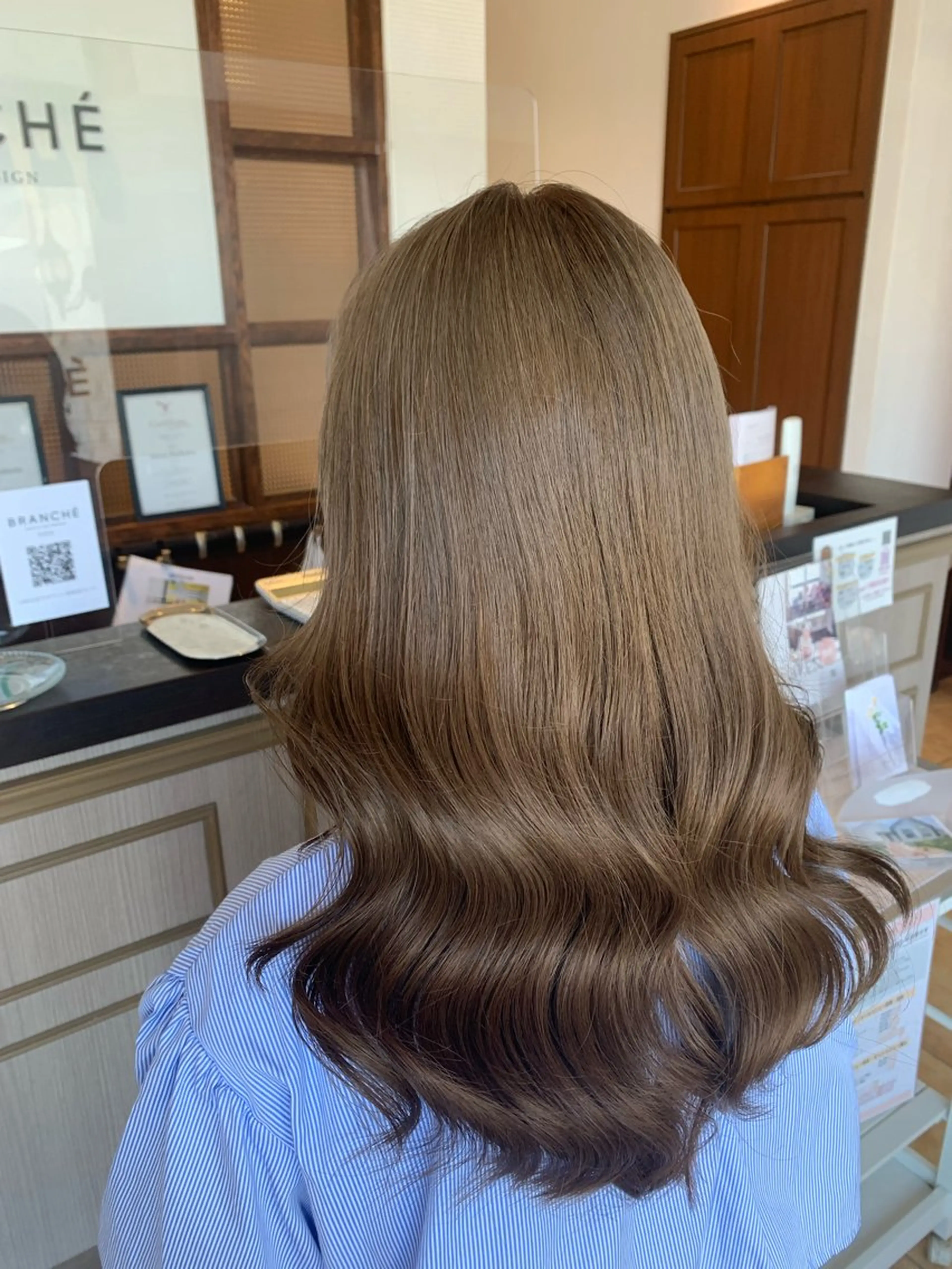 ミディアム カラー 林 修平のヘアスタイル