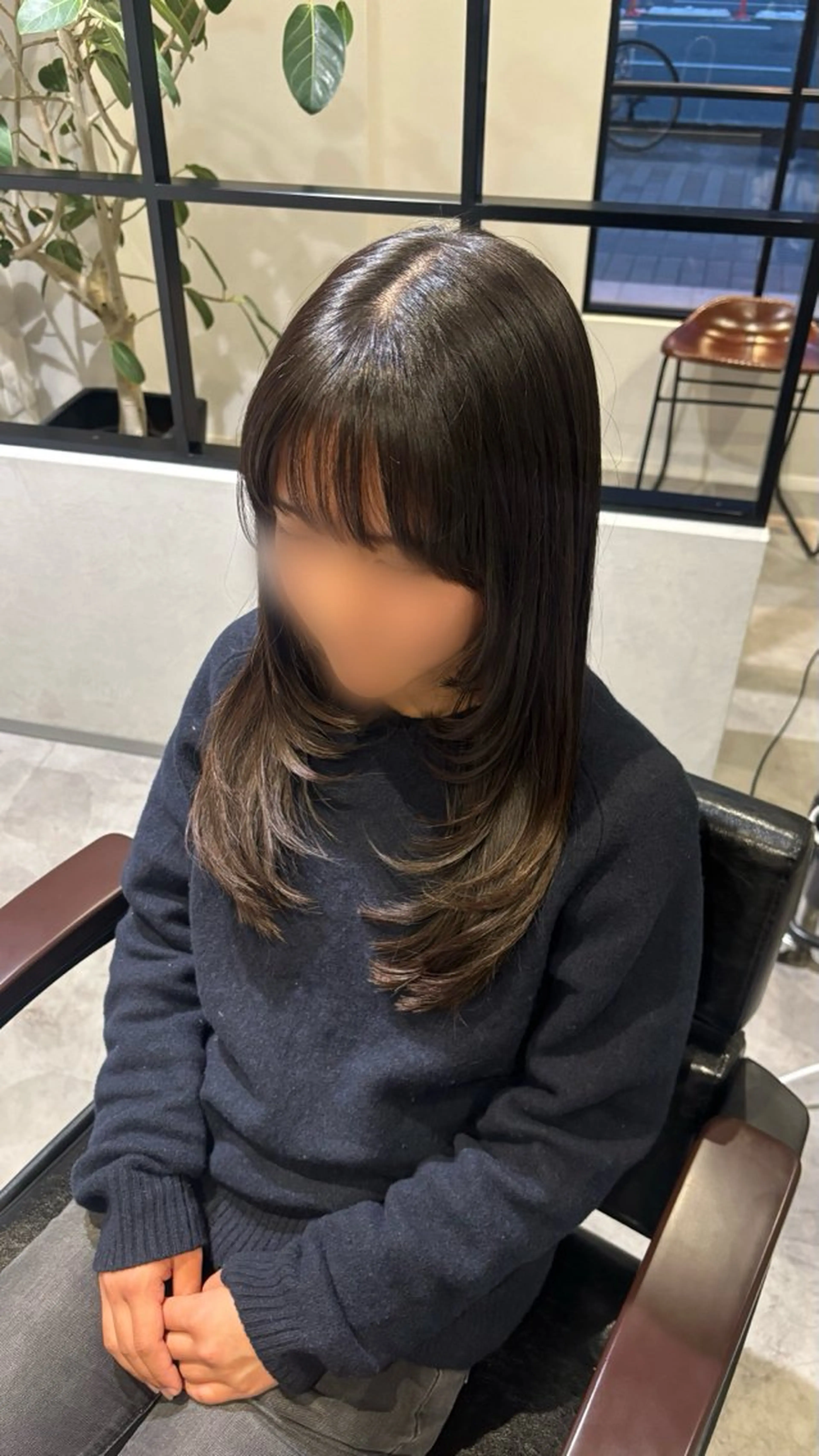 ロング ロングレイヤー レイヤーカット ロング カット YURINO /ボブ ベージュ/ハイトーンのヘアスタイル