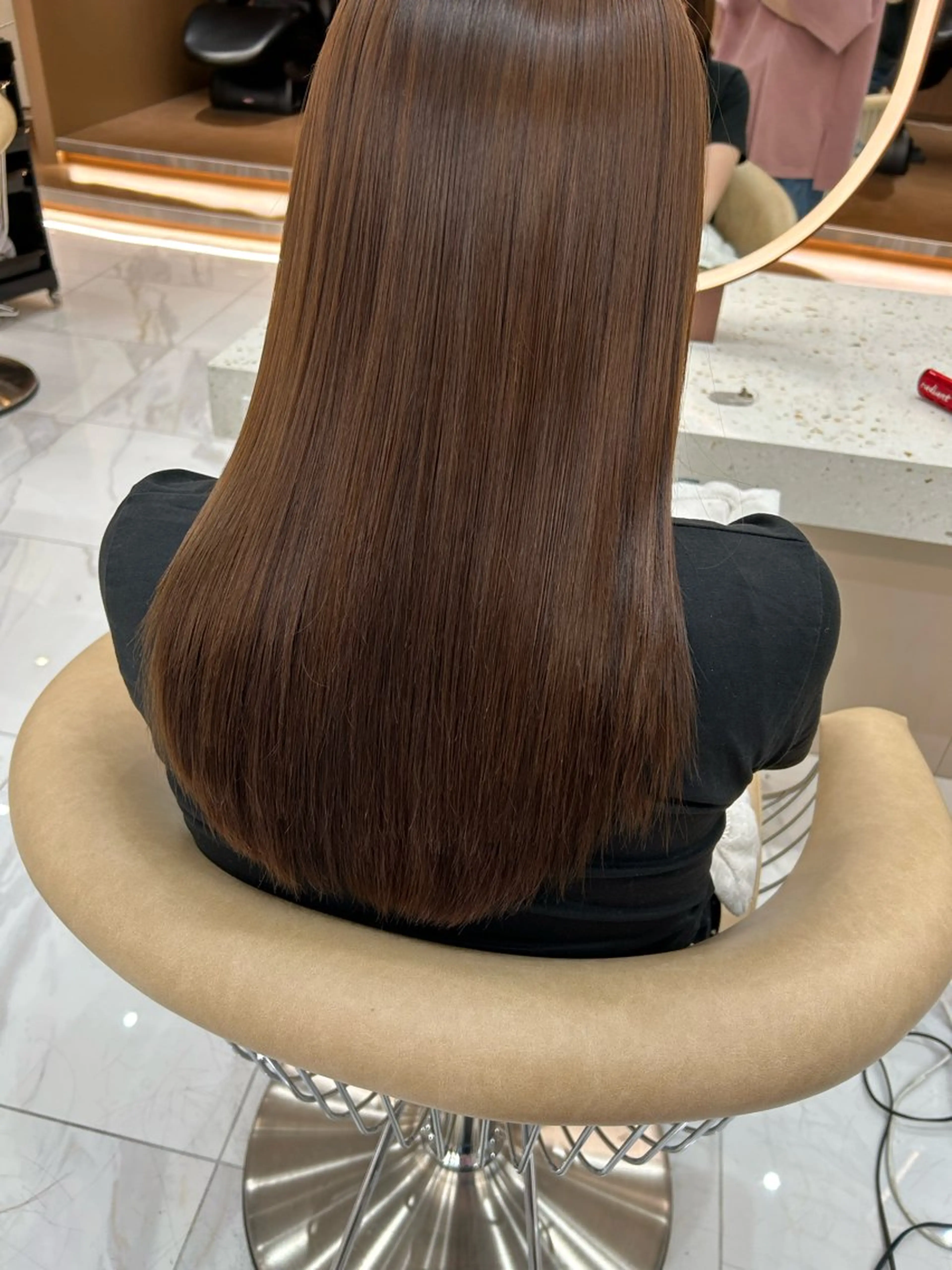 ロング 縮毛矯正 斎藤 悠人のヘアスタイル