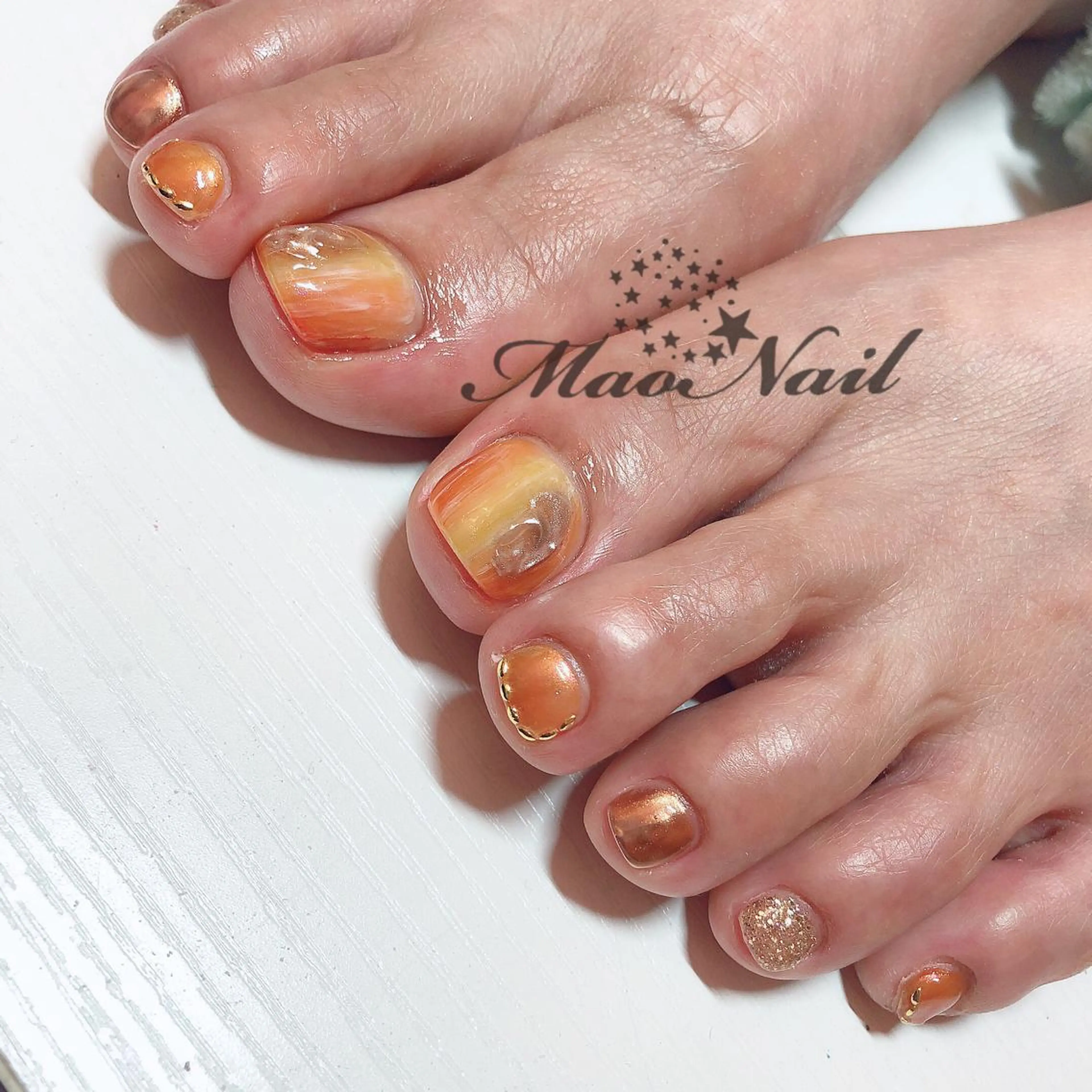 ネイル フットネイル mao nailのネイルデザイン