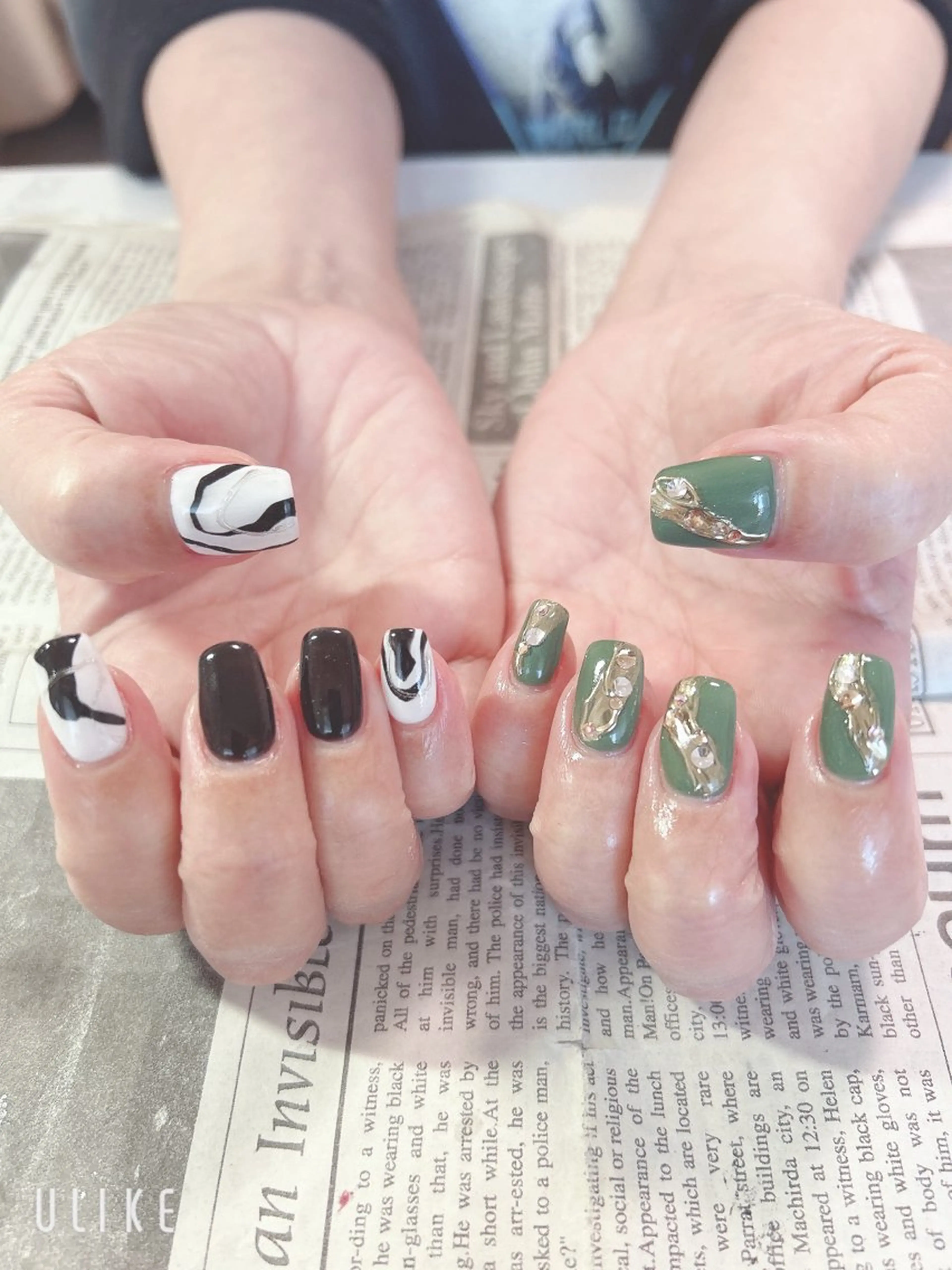 ネイル ミラーネイル ハンドネイル ハンドケア 森山 舞のネイルデザイン