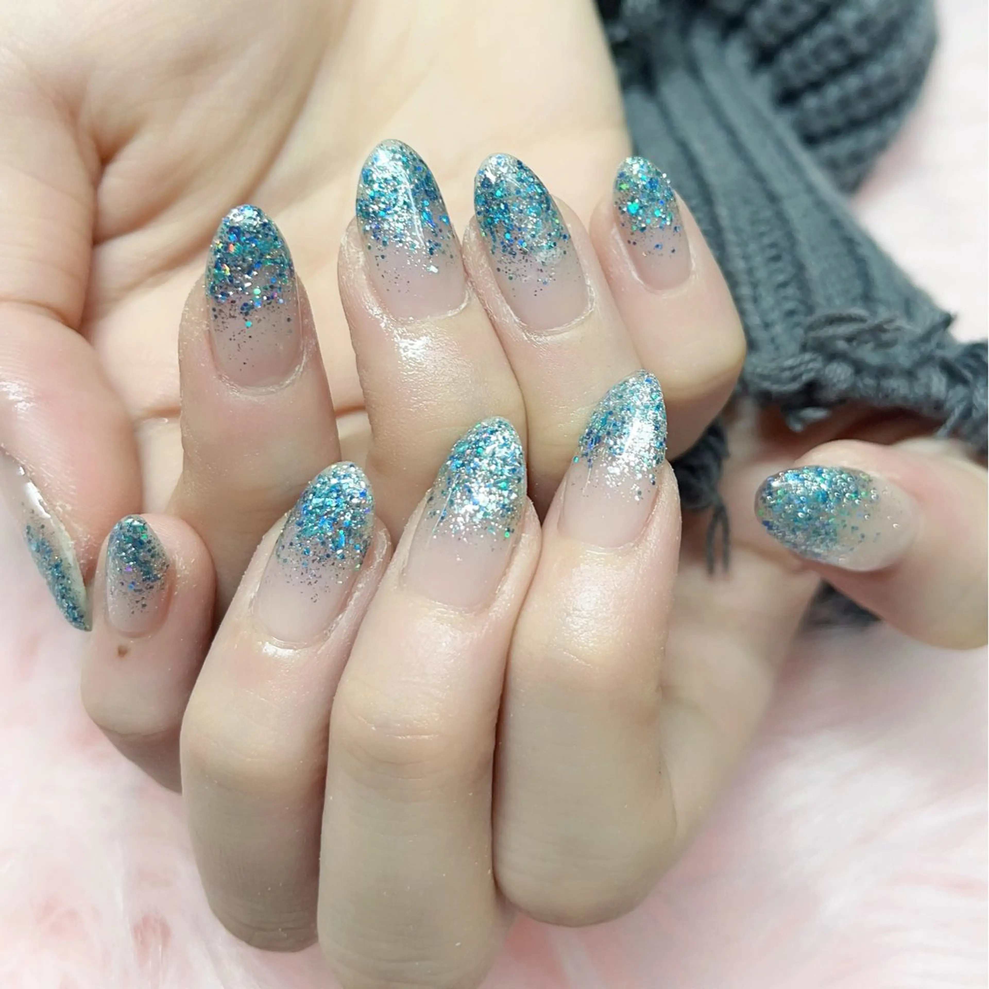 ネイル フットネイル フレンチネイル ジェルネイル ゴージャス ハート ハンドネイル MoonNail ユリ🌸のネイルデザイン