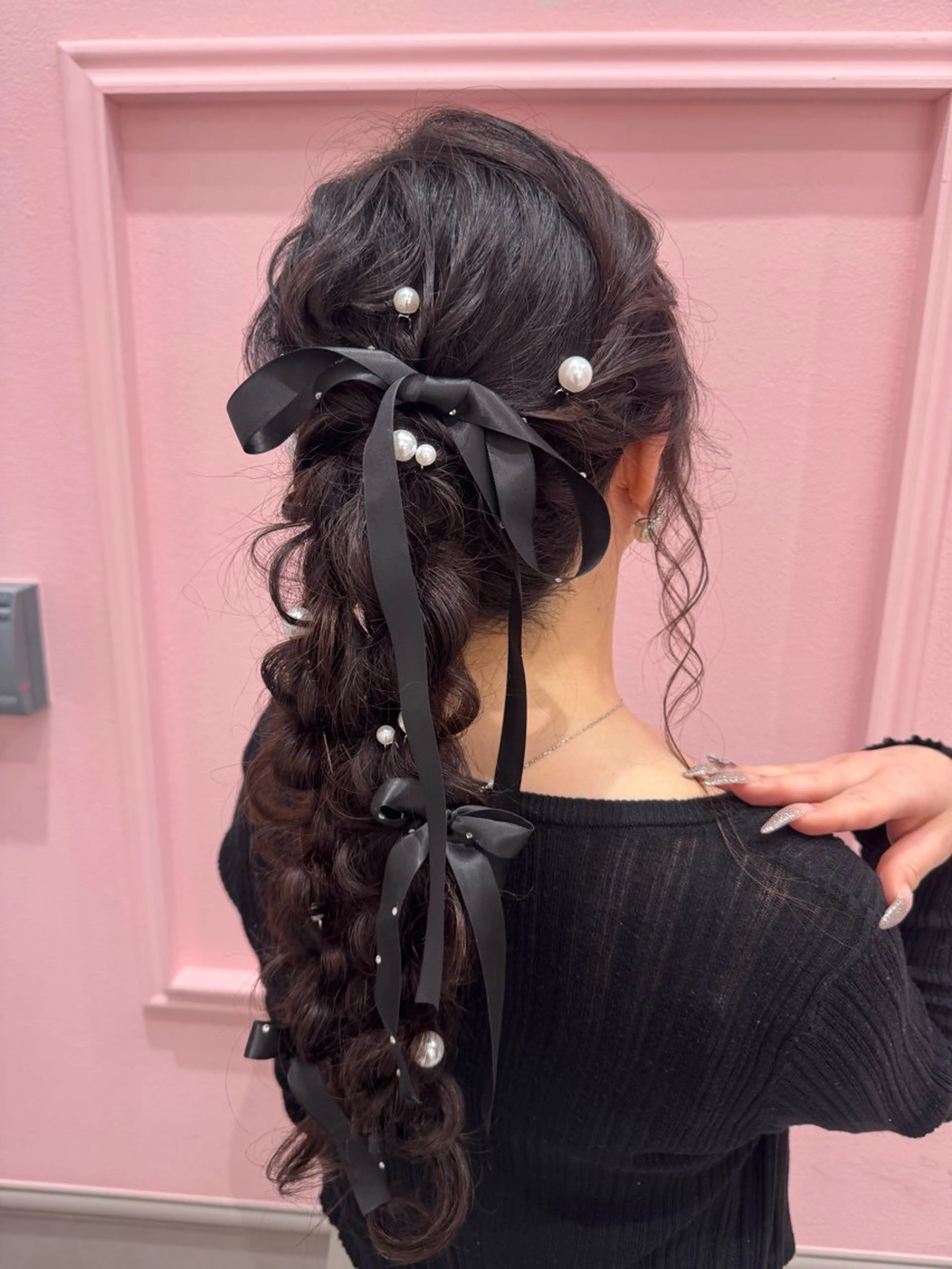 ヘアアレンジ ポニーテール ヘアセット Lien Michiのその他イメージ