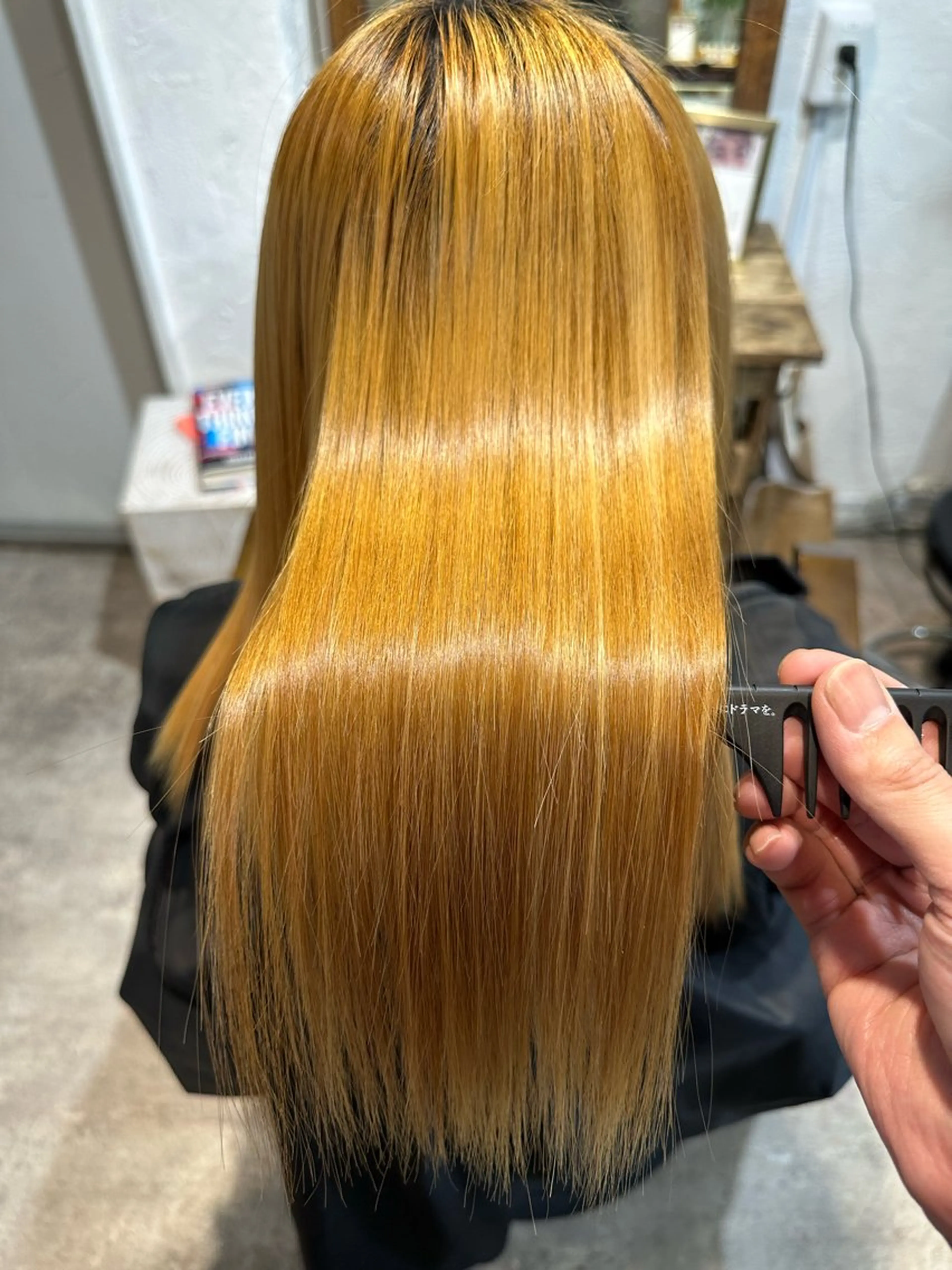 ハイダメージ毛・ブリーチ毛・細毛さんにも対応☆【最新髪質改善縮毛矯正】【期間限定】美髪質改善縮毛矯正☆の写真