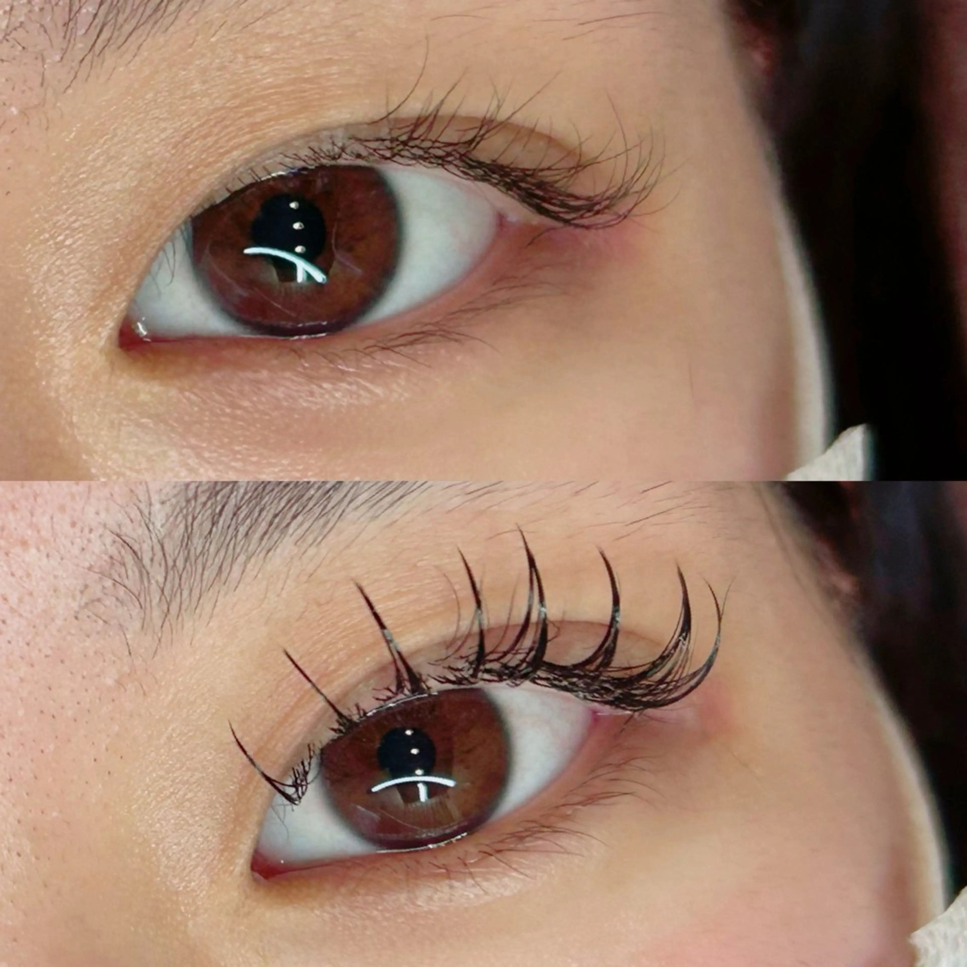 マツエク・マツパ Dカール フラットラッシュ 【愛され眉毛作る人】 nozomiのマツエク・マツパデザイン