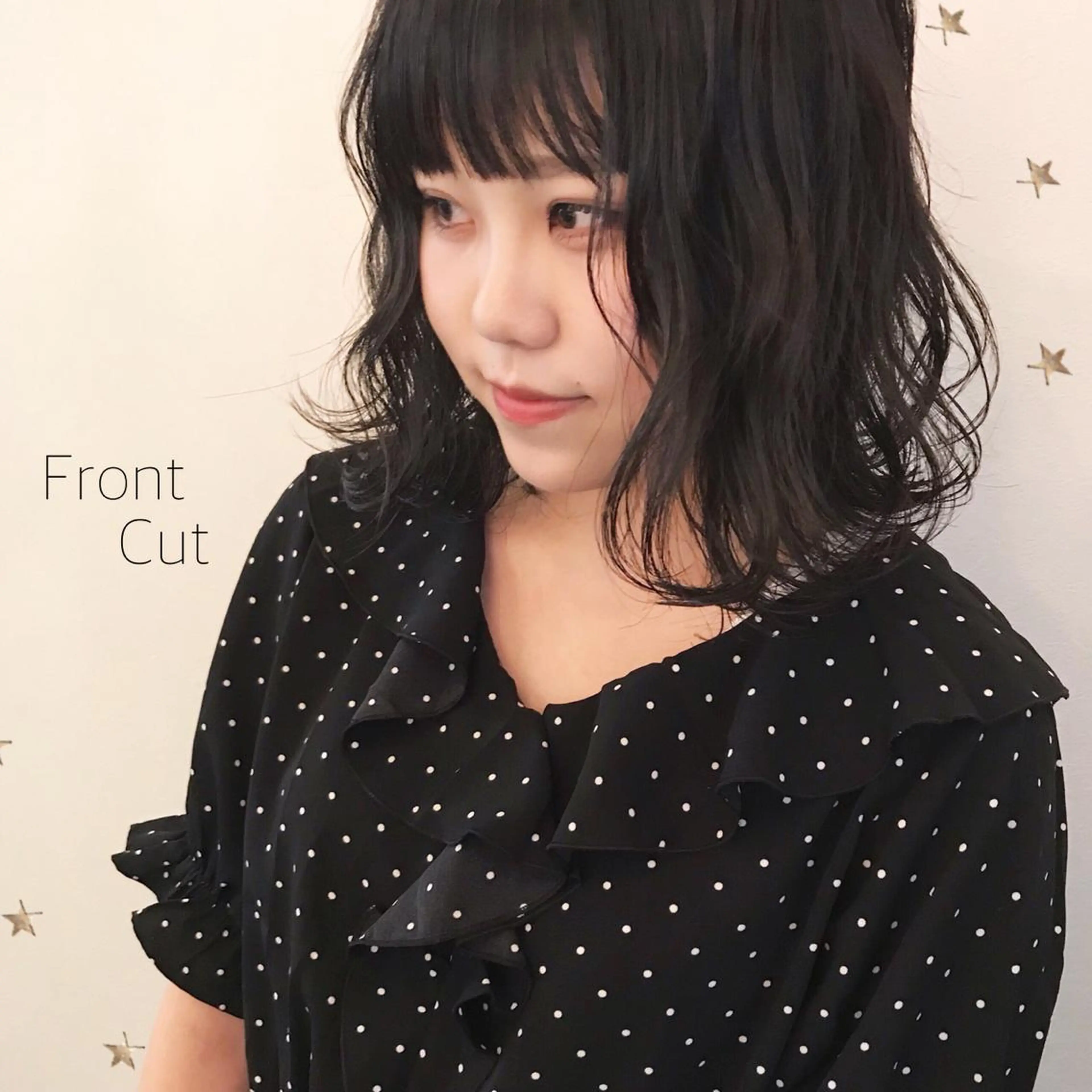 ミディアム 市川 千夏のヘアスタイル