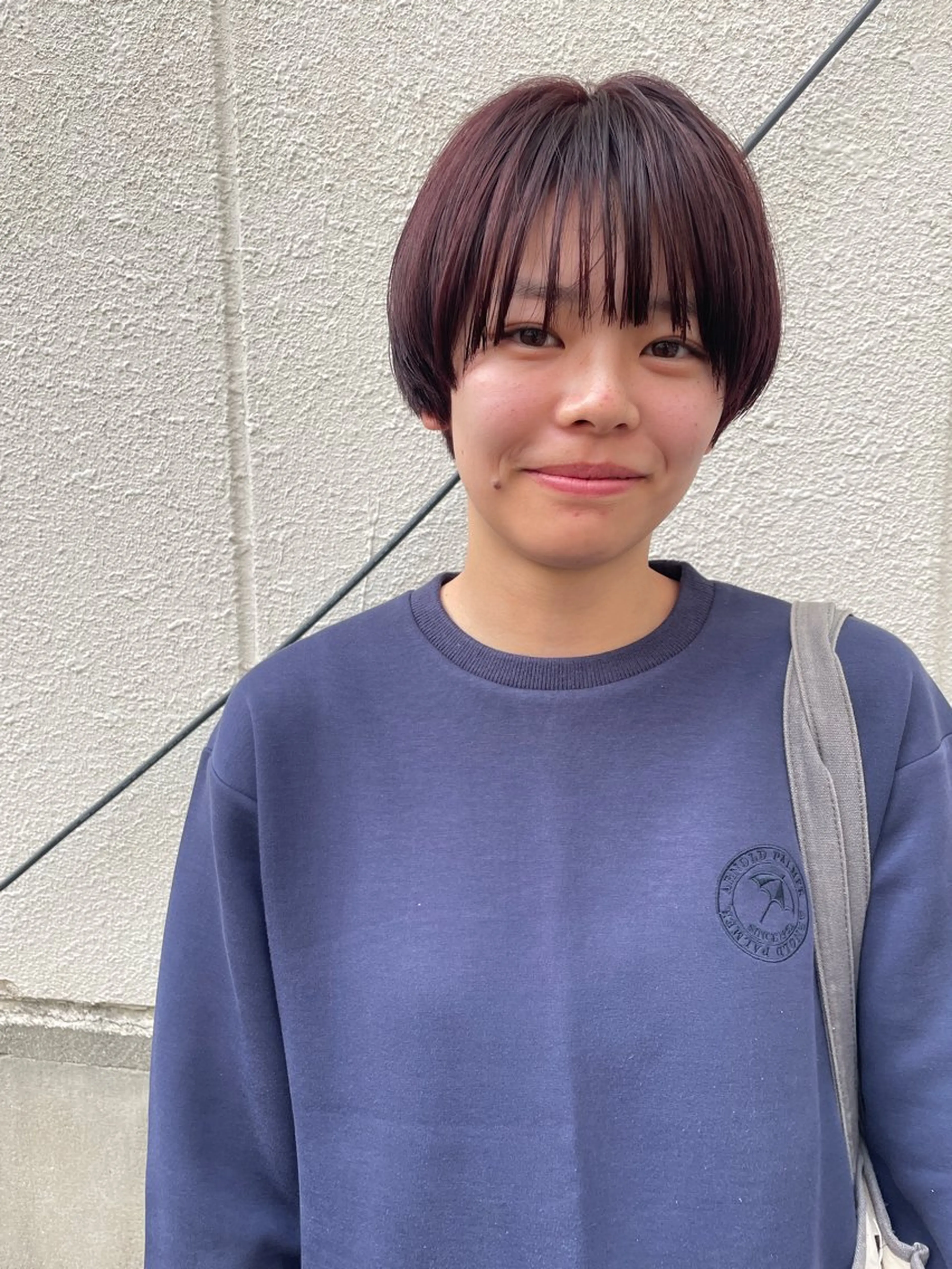 ショート カラー ブリーチ カット ヘアカラー トリートメント さの あやねのヘアスタイル