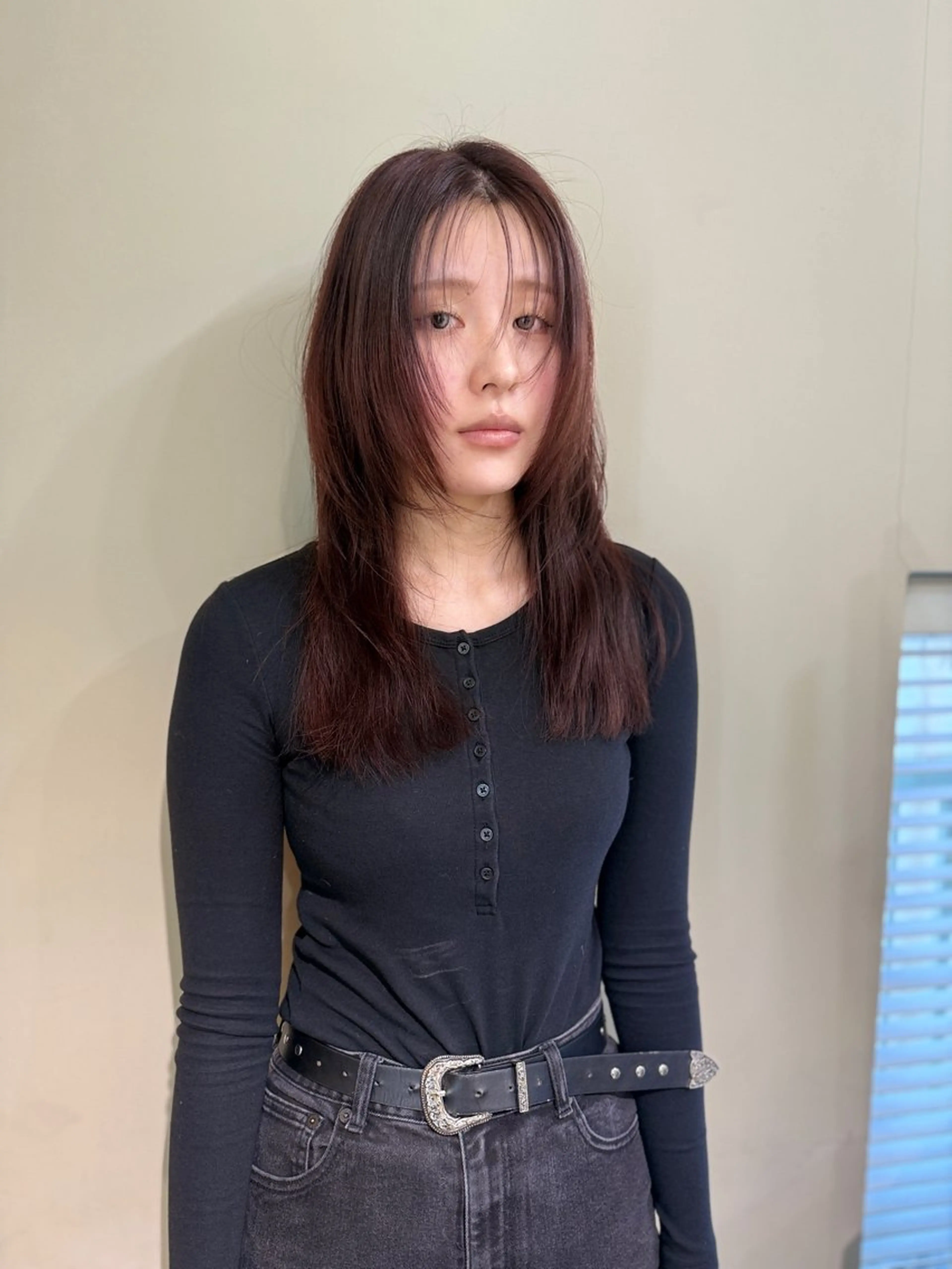 セミロング カラー カット ヘアカラー トリートメント opus 店長大和 レイヤー/赤み消しのヘアスタイル