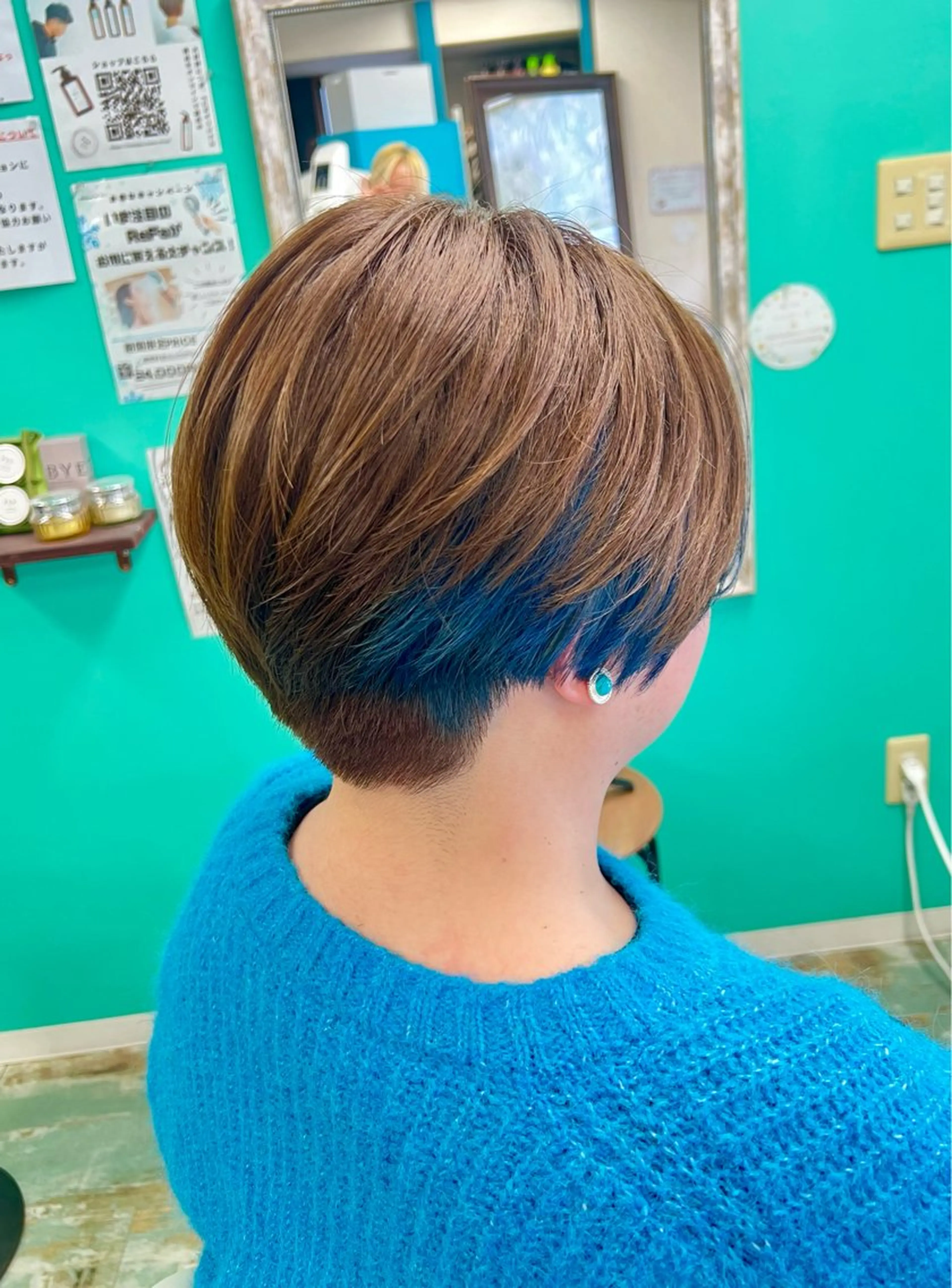 ショート カット ヘアカラー 田牧 みゆきのヘアスタイル