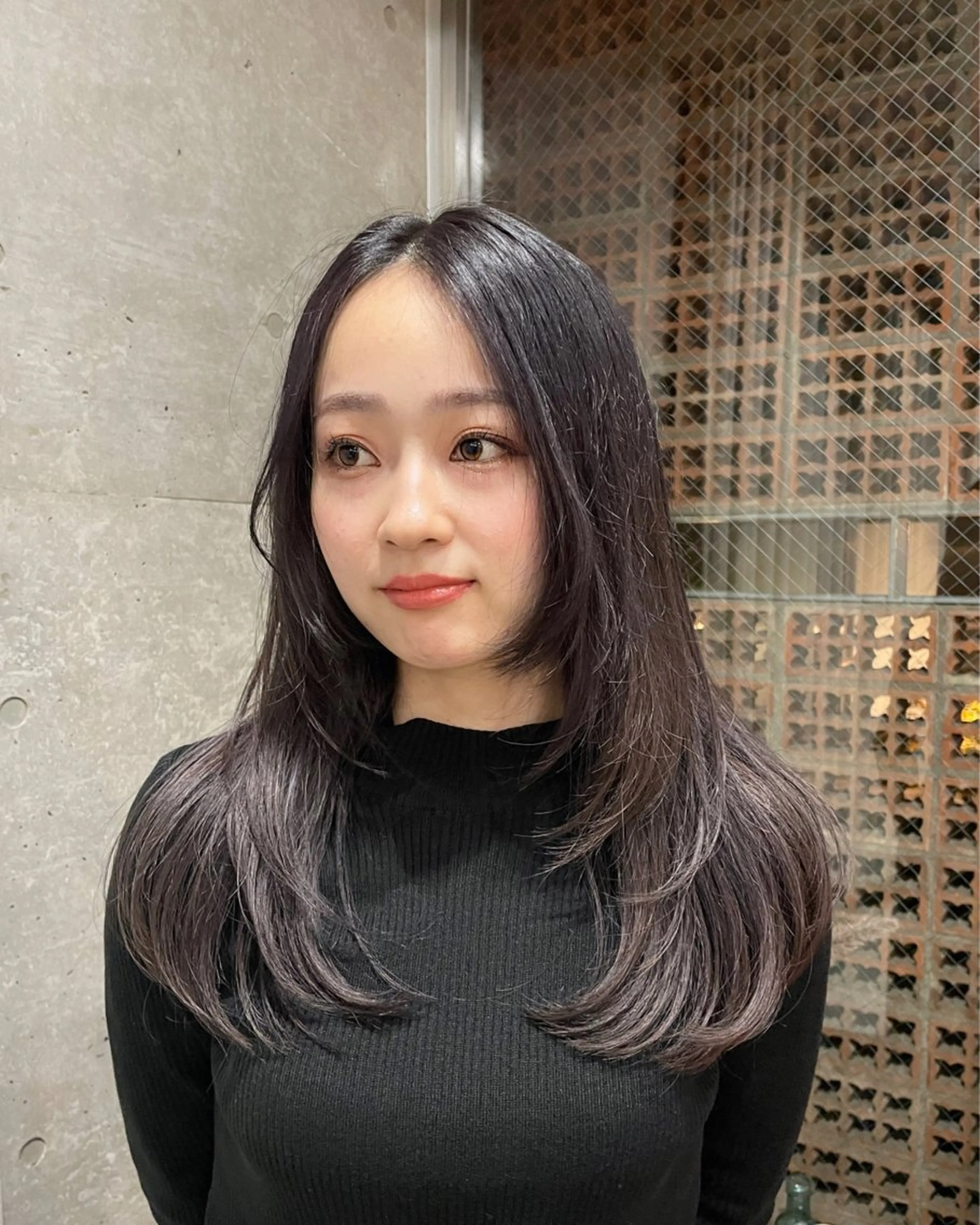 ロング カラー パーマ ヘアカラー 表参道🌿赤み消し カラー/チナツのヘアスタイル