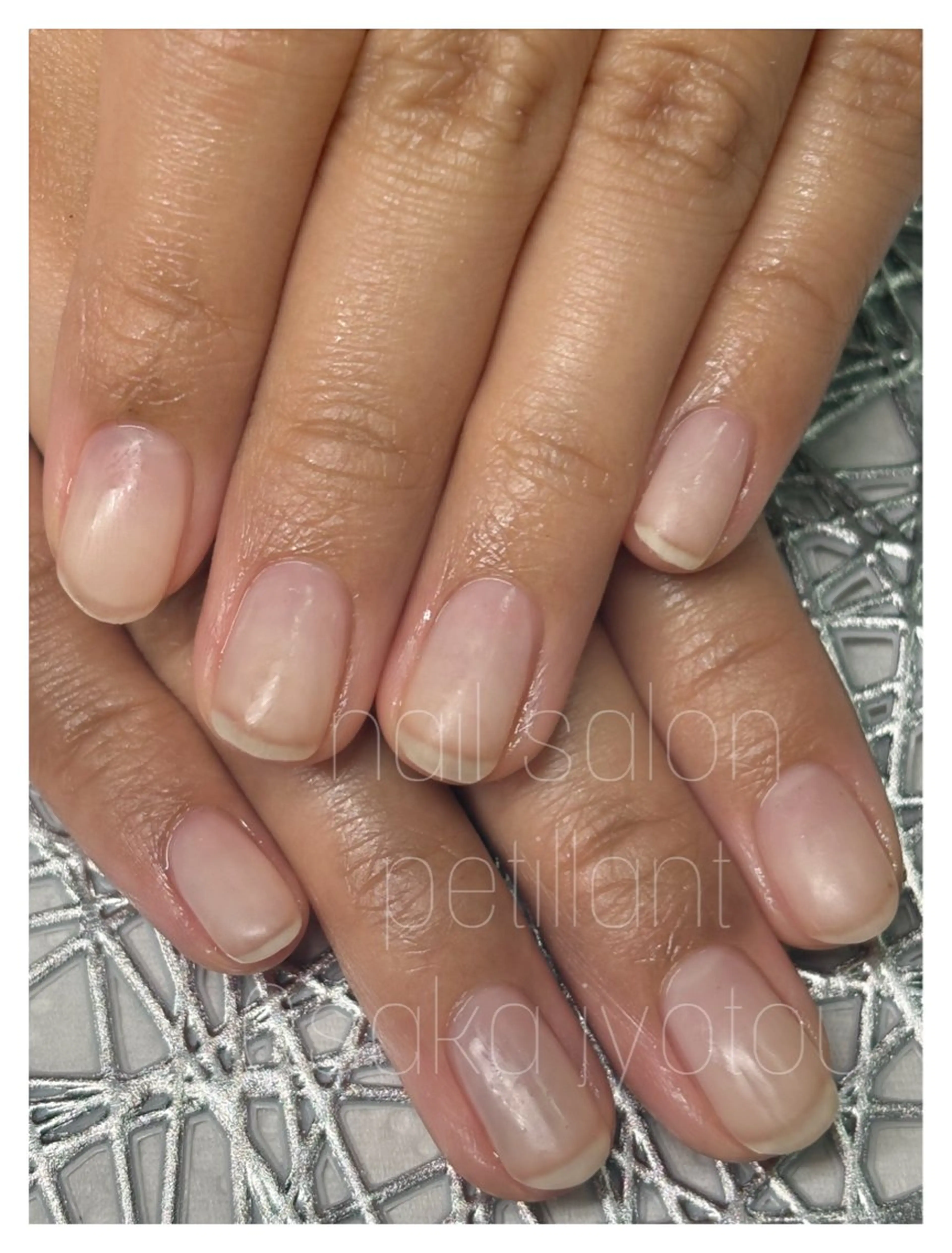 ネイル クリアネイル ジェルネイル nail salon petillantのネイルデザイン