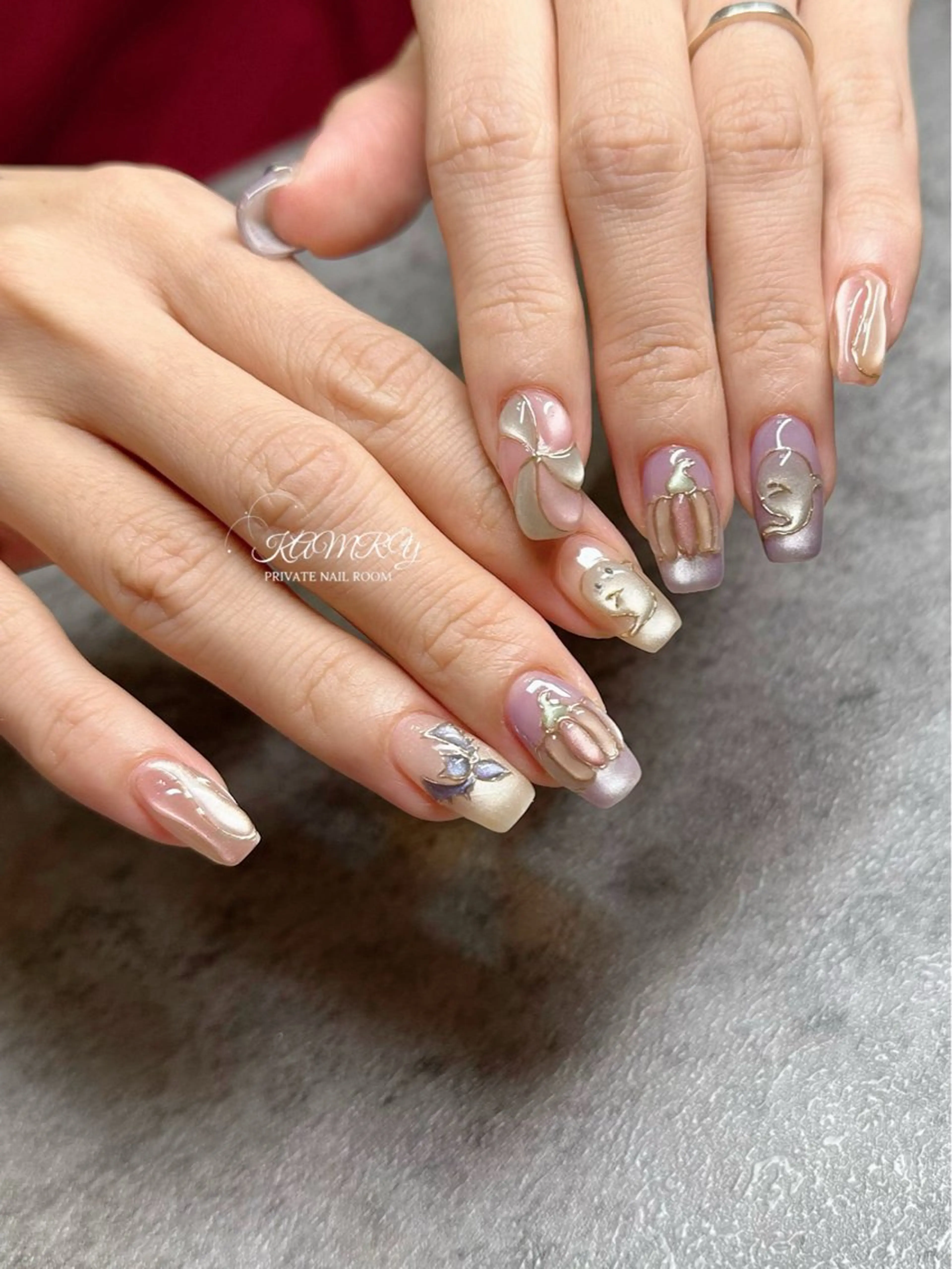 ネイル 持ち込み ハンドネイル La ala nailのネイルデザイン