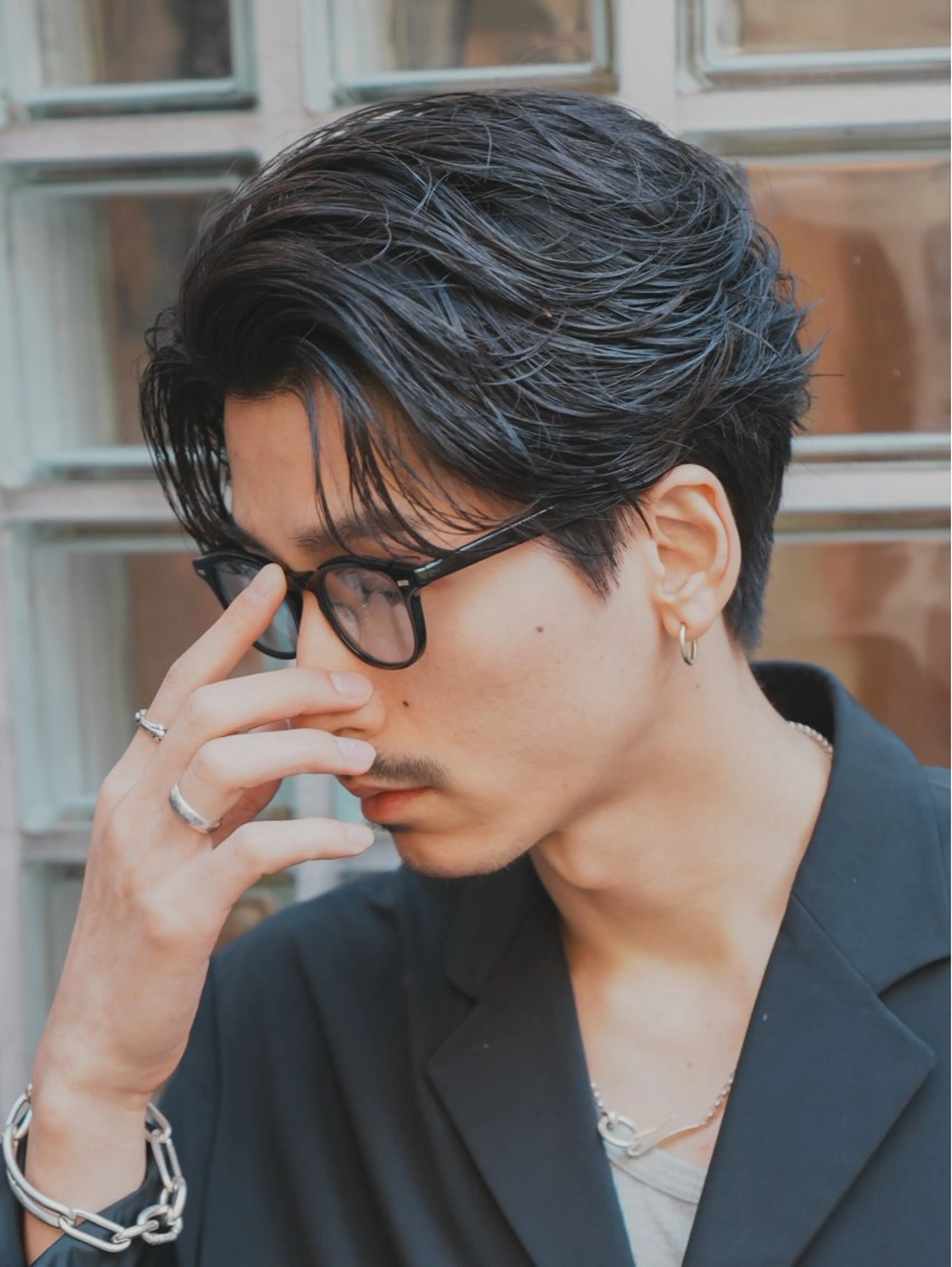 ショート パーマ メンズ カット パーマ 名古屋メンズパーマ /松井生のヘアスタイル