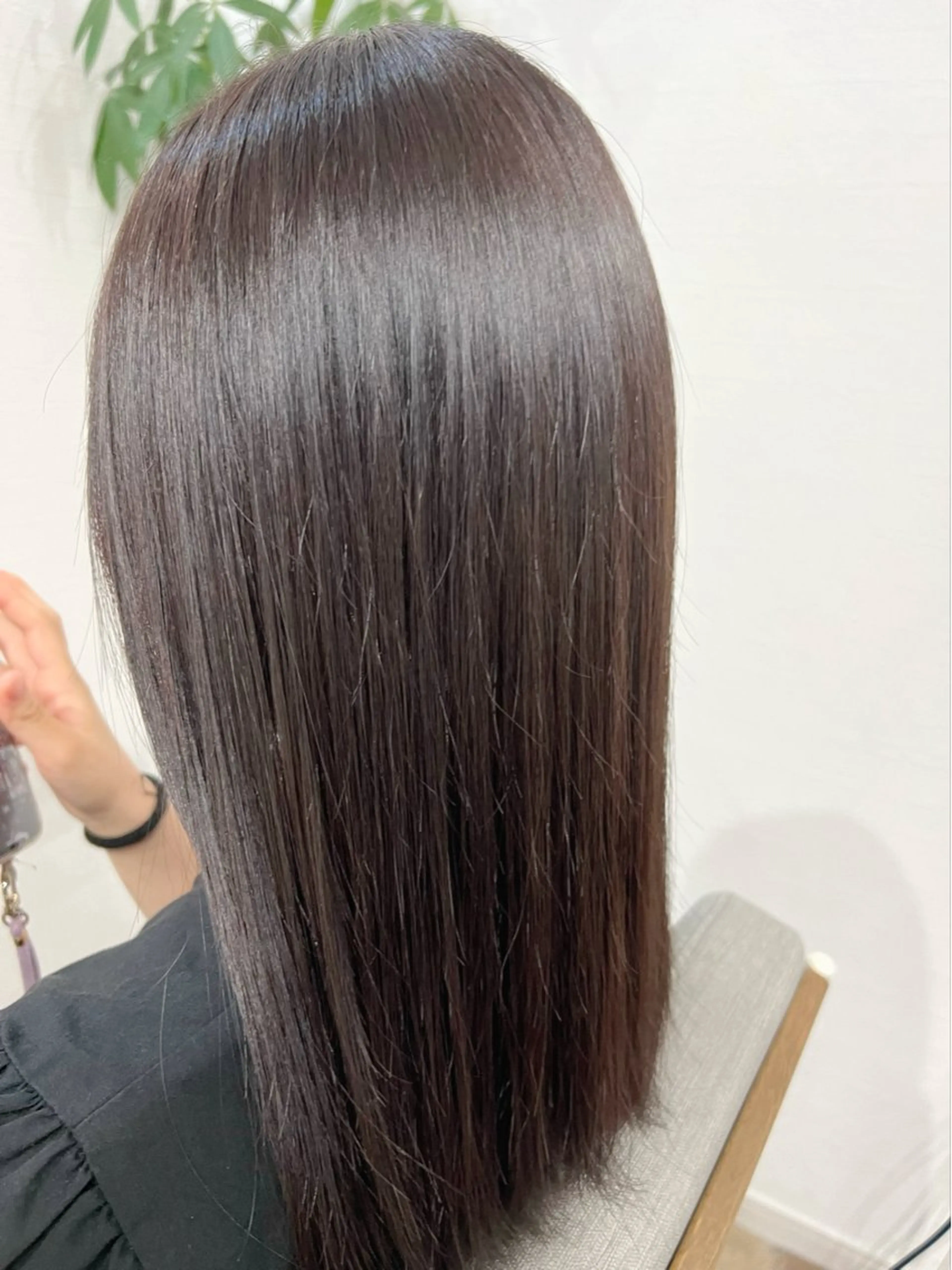 ミディアム 縮毛矯正 トリートメント 似合わせ／ショート 菊田のヘアスタイル