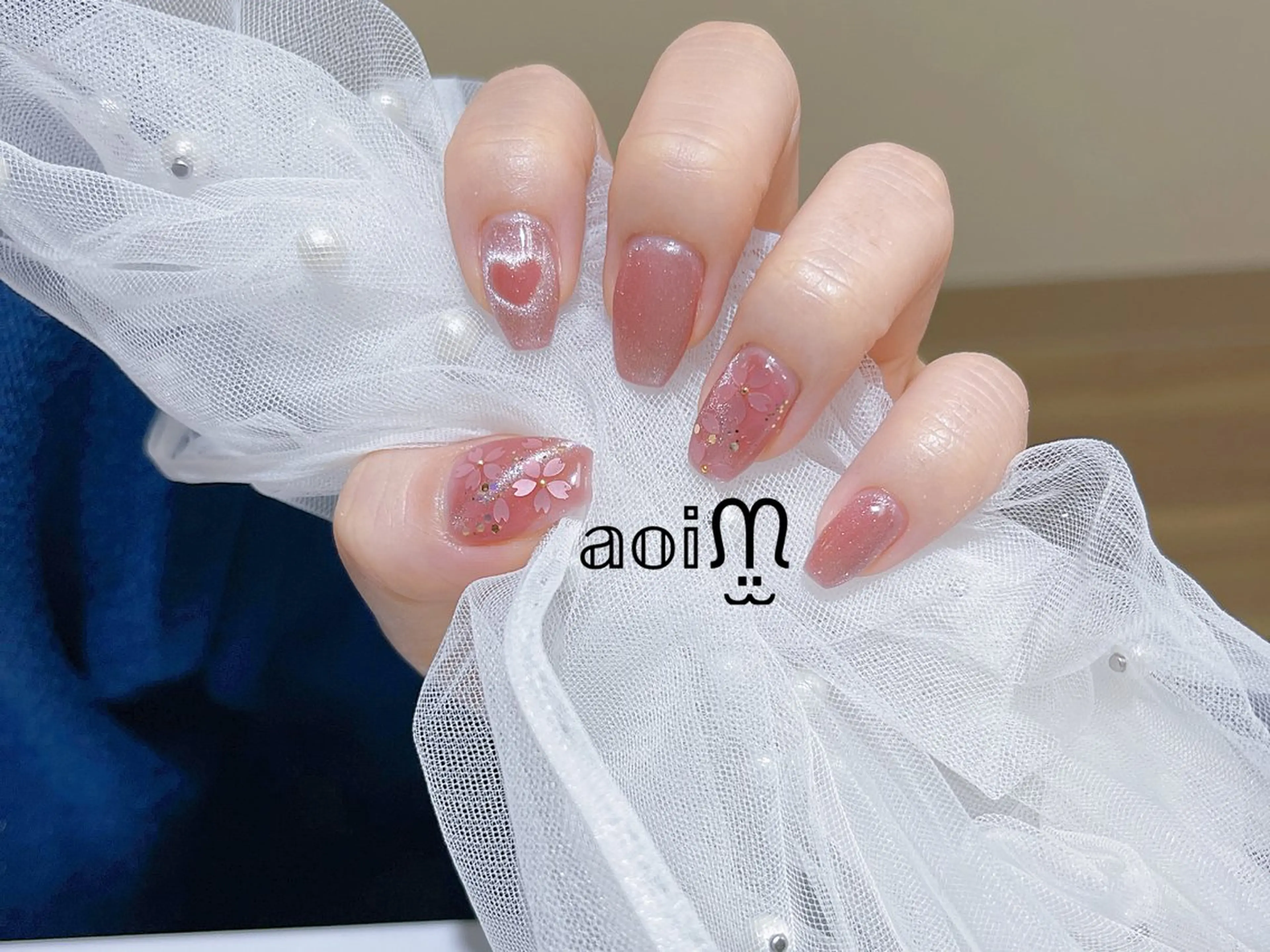 ネイル 葵うさぎ AIのネイルデザイン