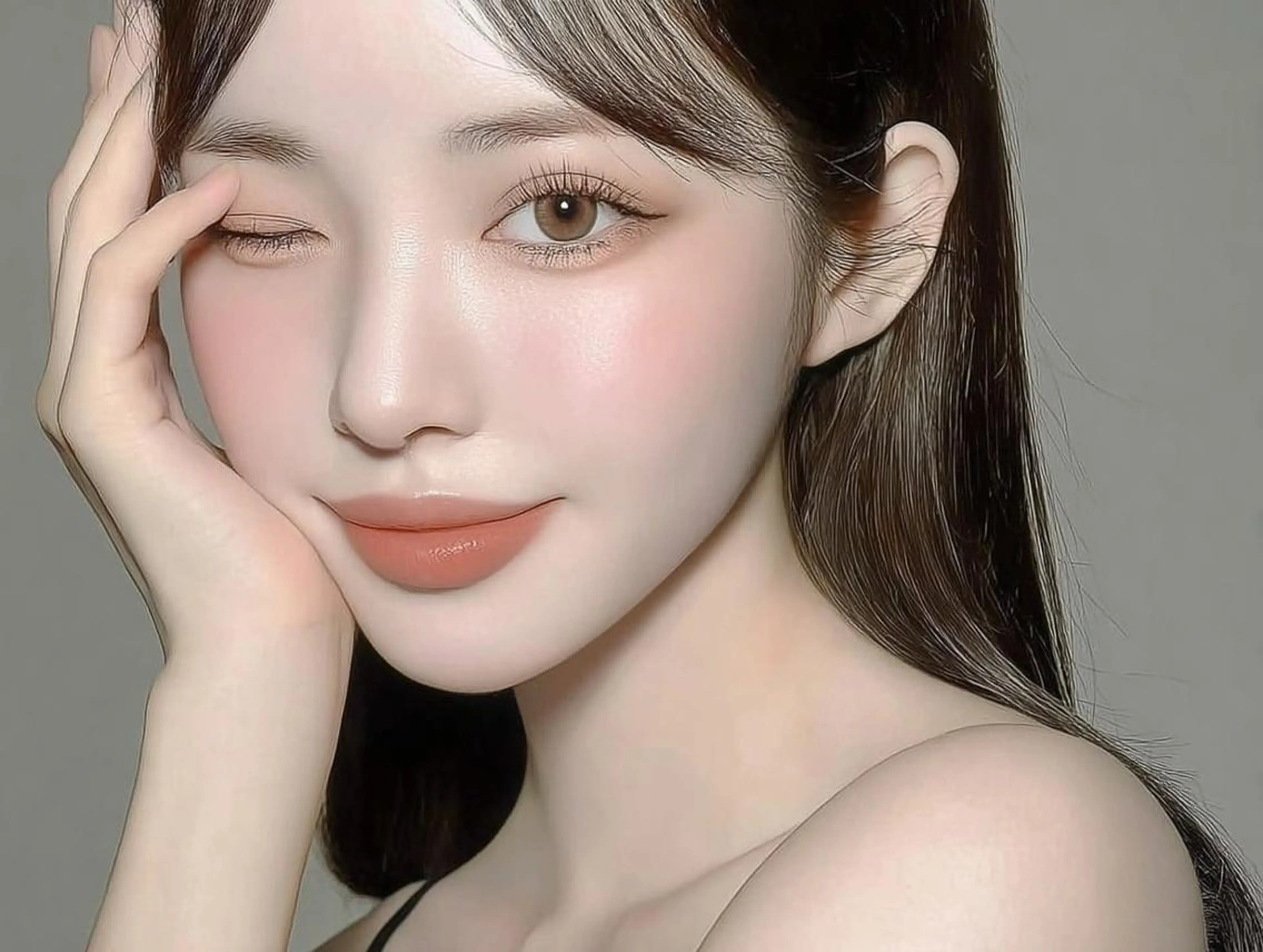 マツエク・マツパ 束感まつ毛 韓国風マツエク ナチュラル パリジェンヌラッシュリフト 一重×まつ毛パーマ マツパ SHIRAISHI YUNONのマツエク・マツパデザイン