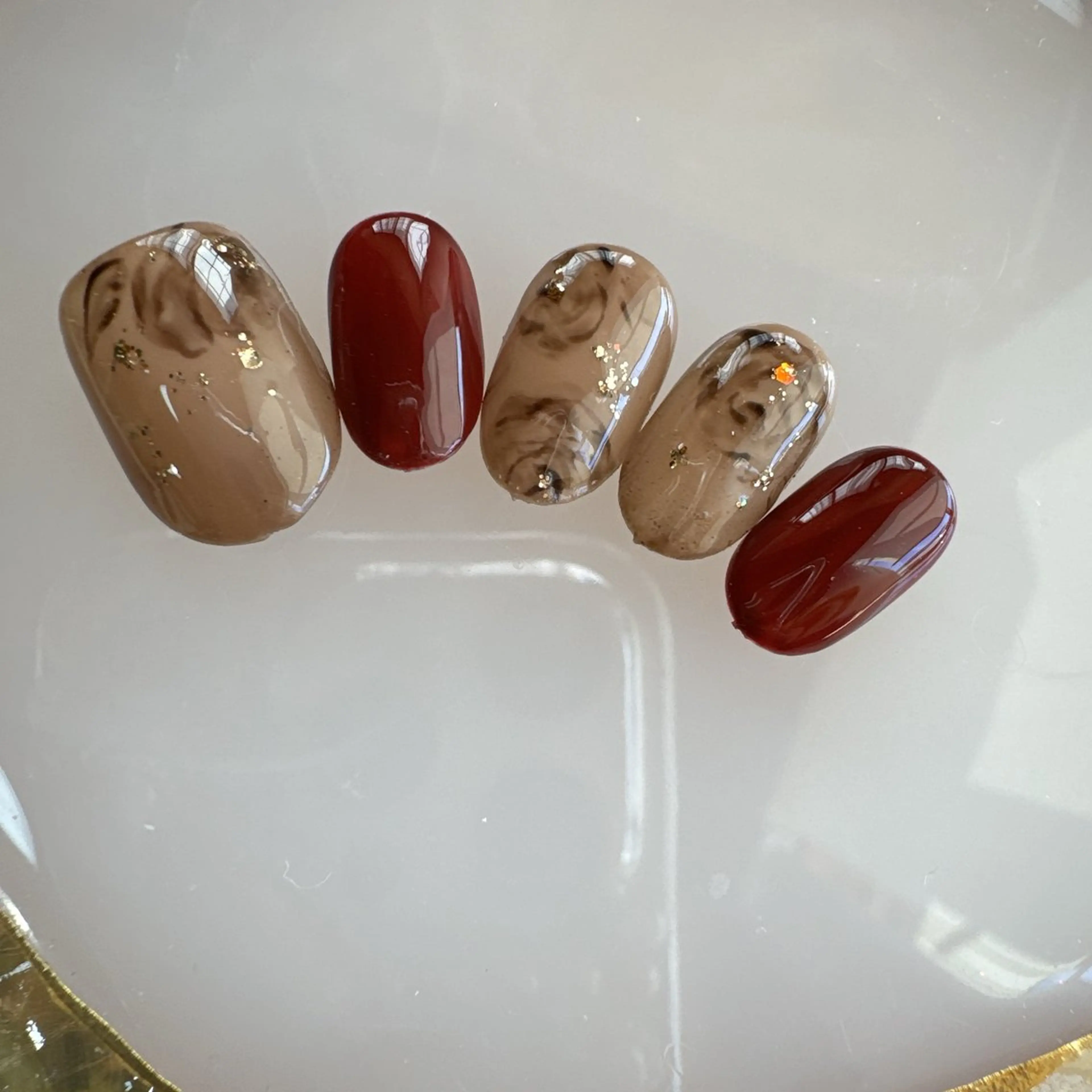 ネイル ボルドー nio nailのネイルデザイン