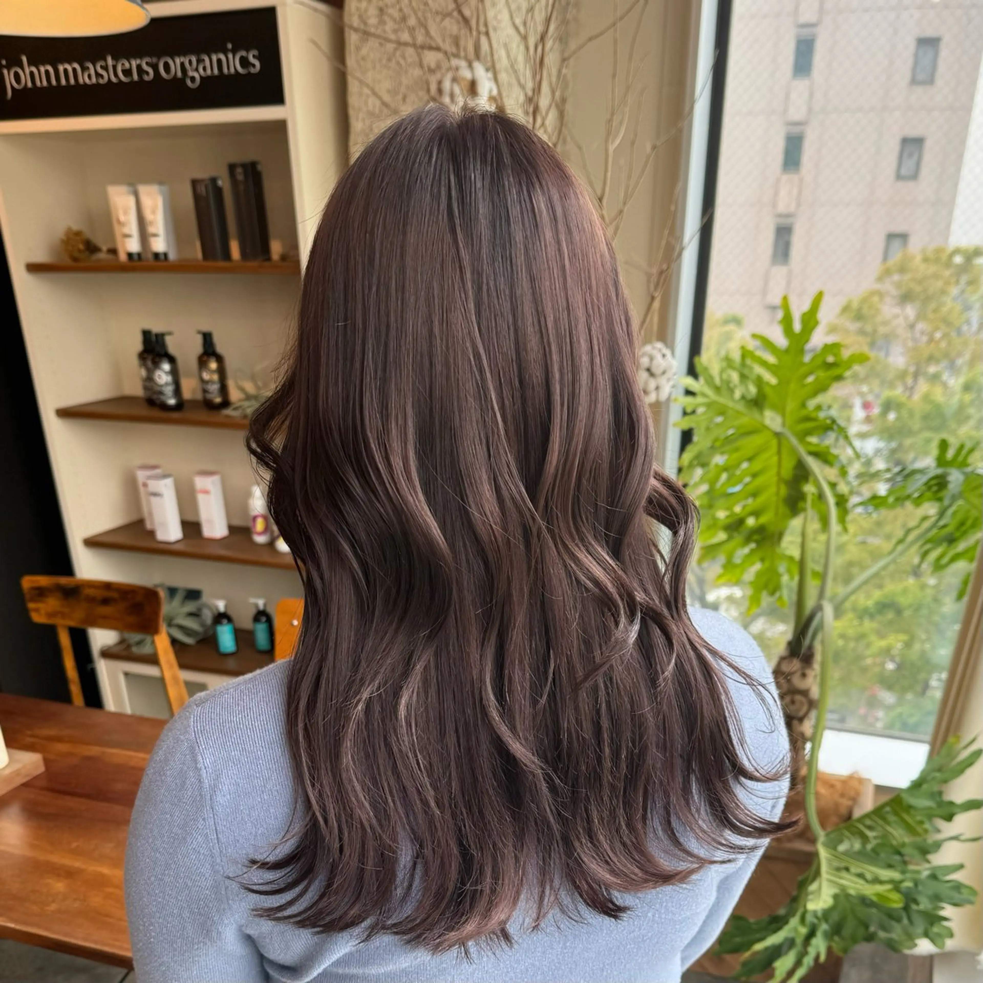 セミロング カラー ヘアカラー トリートメント theBRIDGE/ 神谷ゆうなのヘアスタイル