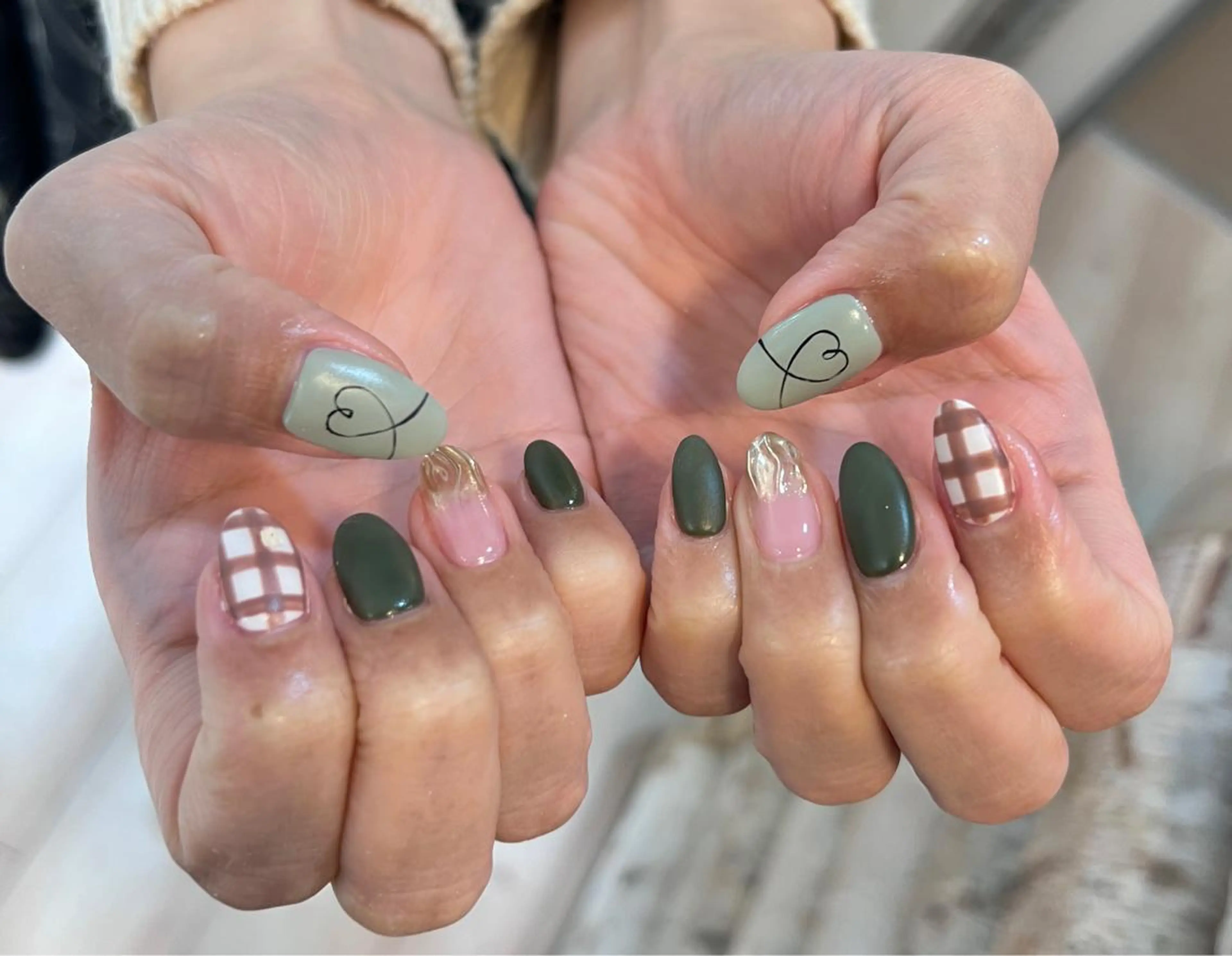 ネイル いちじゅう あおいのネイルデザイン