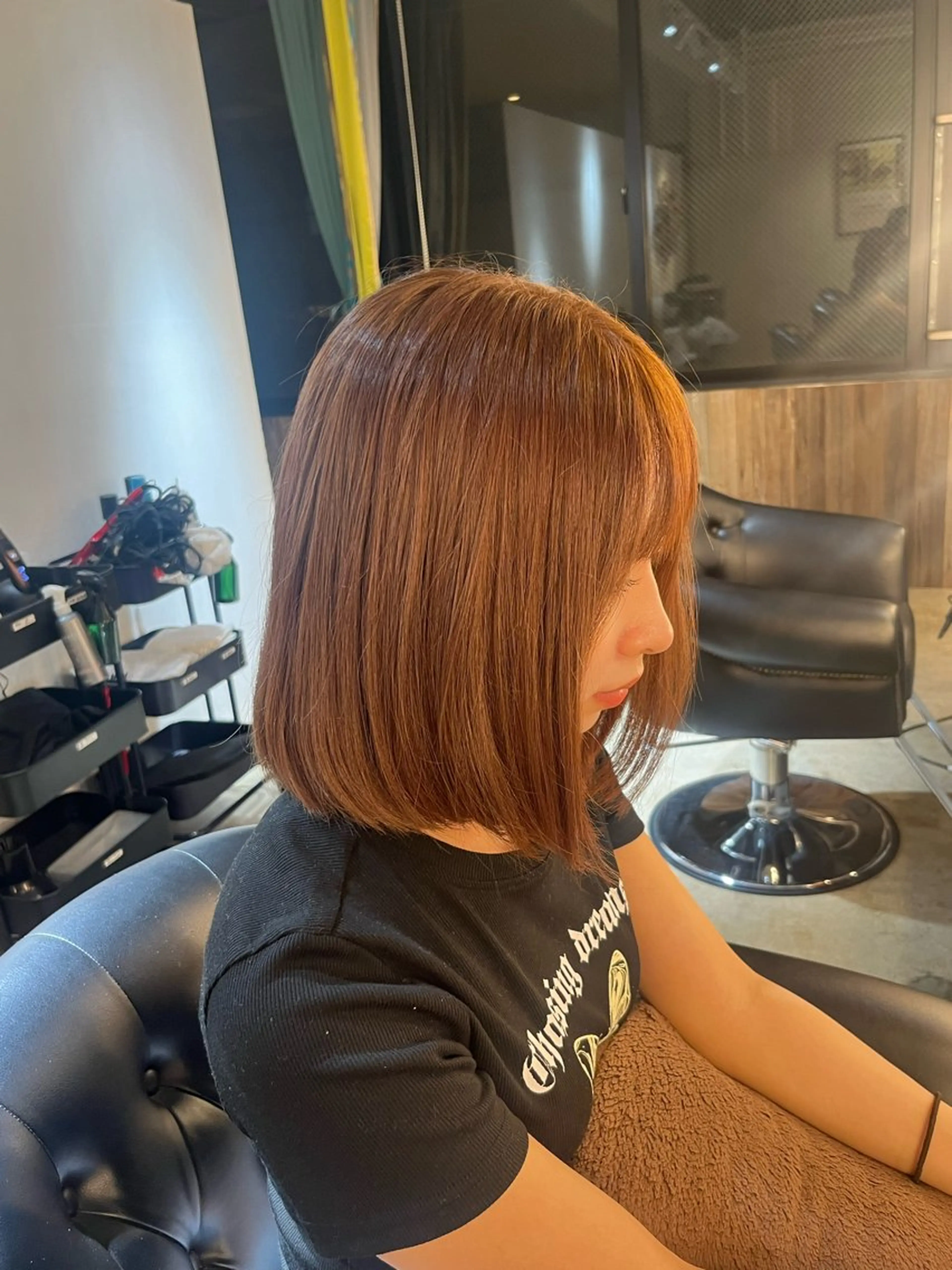 カラー ブラウンカラー 🌀メンズパーマ🌀 平川海夢のヘアスタイル