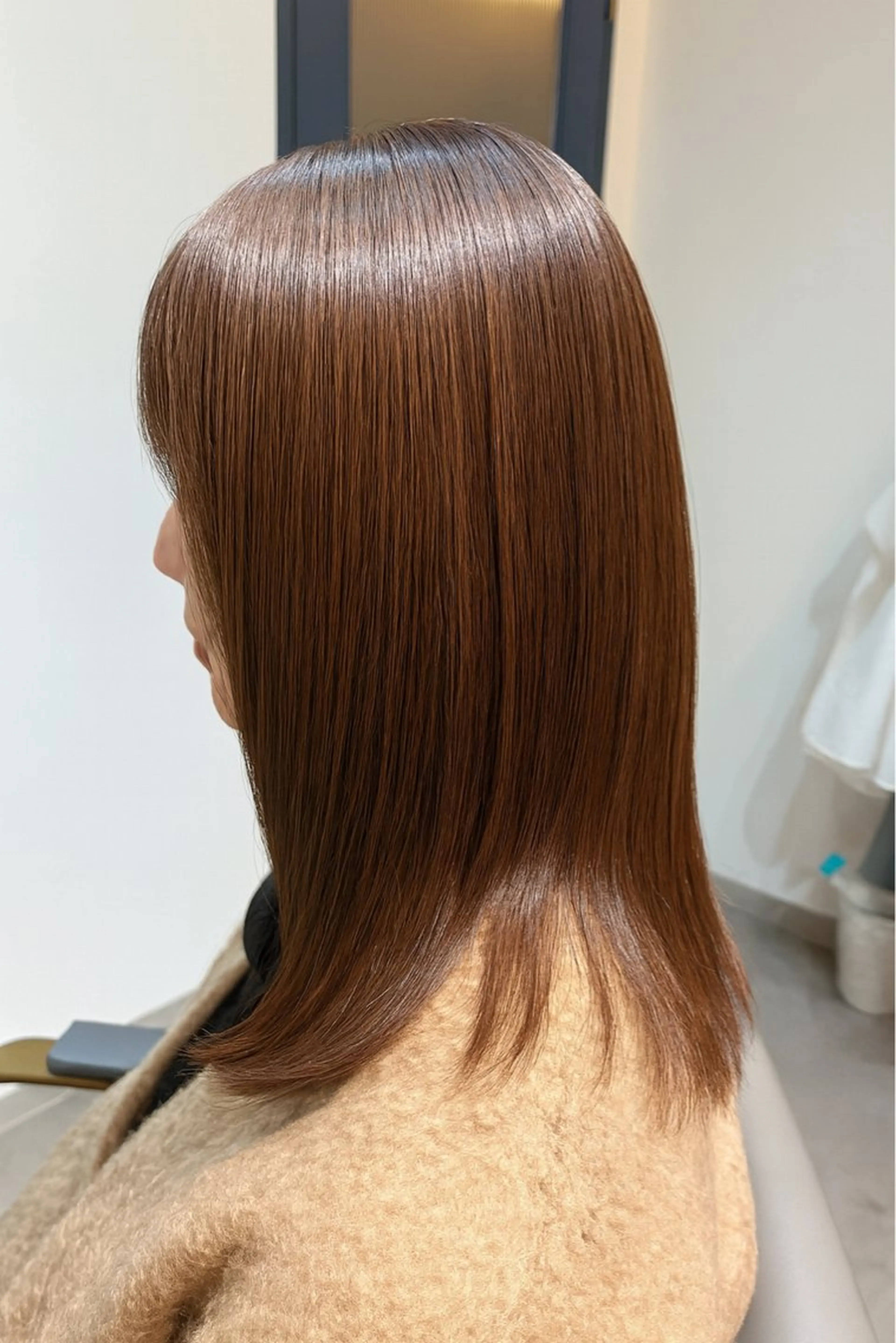 ミディアム ボブレイヤー ミディアムパーマ ボブ ハイライト 髪質改善 カット ヘアカラー トリートメント 髪質改善/縮毛矯正/ 美髪/個室/ハラのヘアスタイル