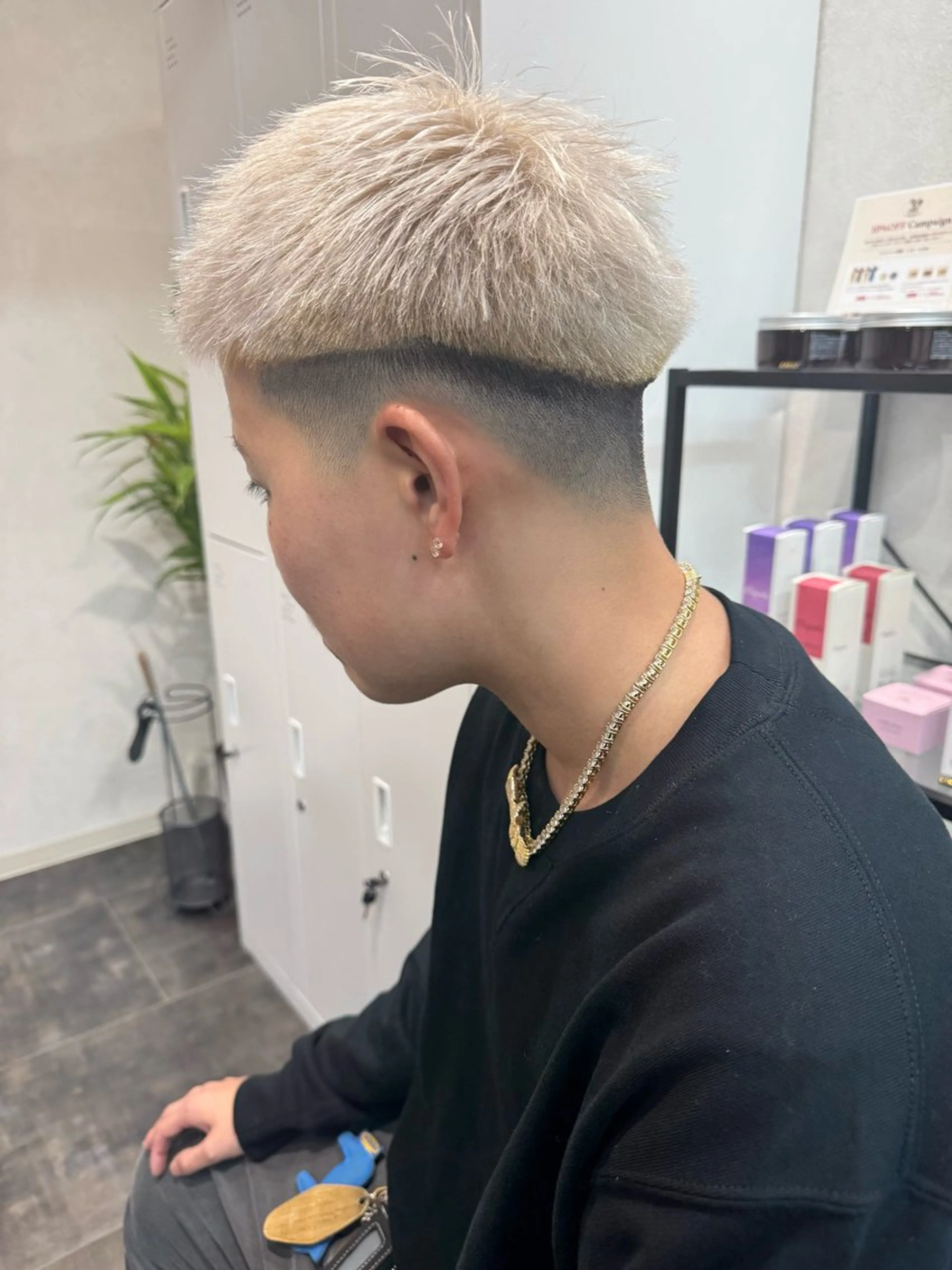 カラー メンズ M IIのヘアスタイル