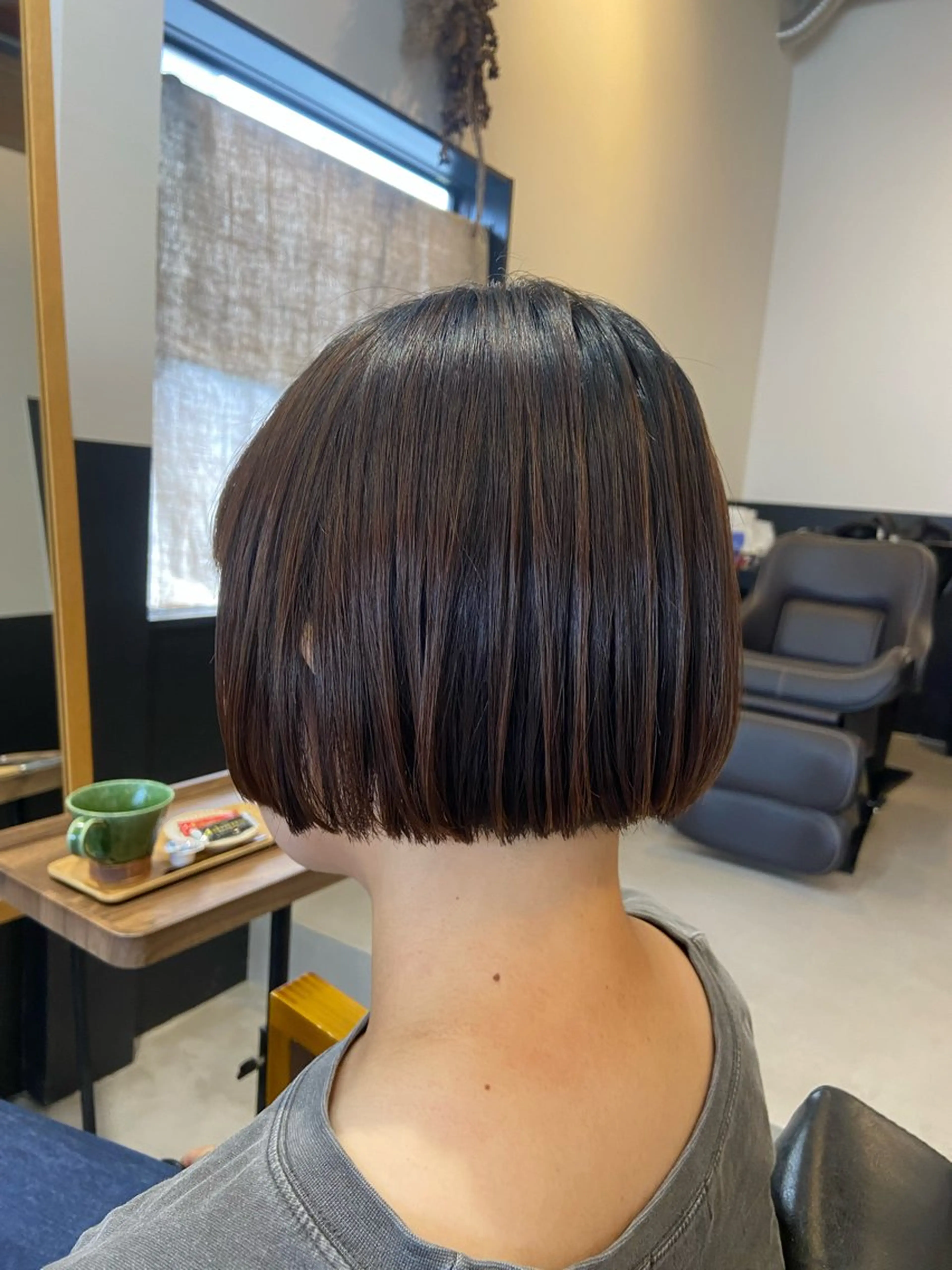 ショート ボブ 縮毛矯正 縮毛矯正 💫縮毛矯正/ カット💫徳永あい子のヘアスタイル