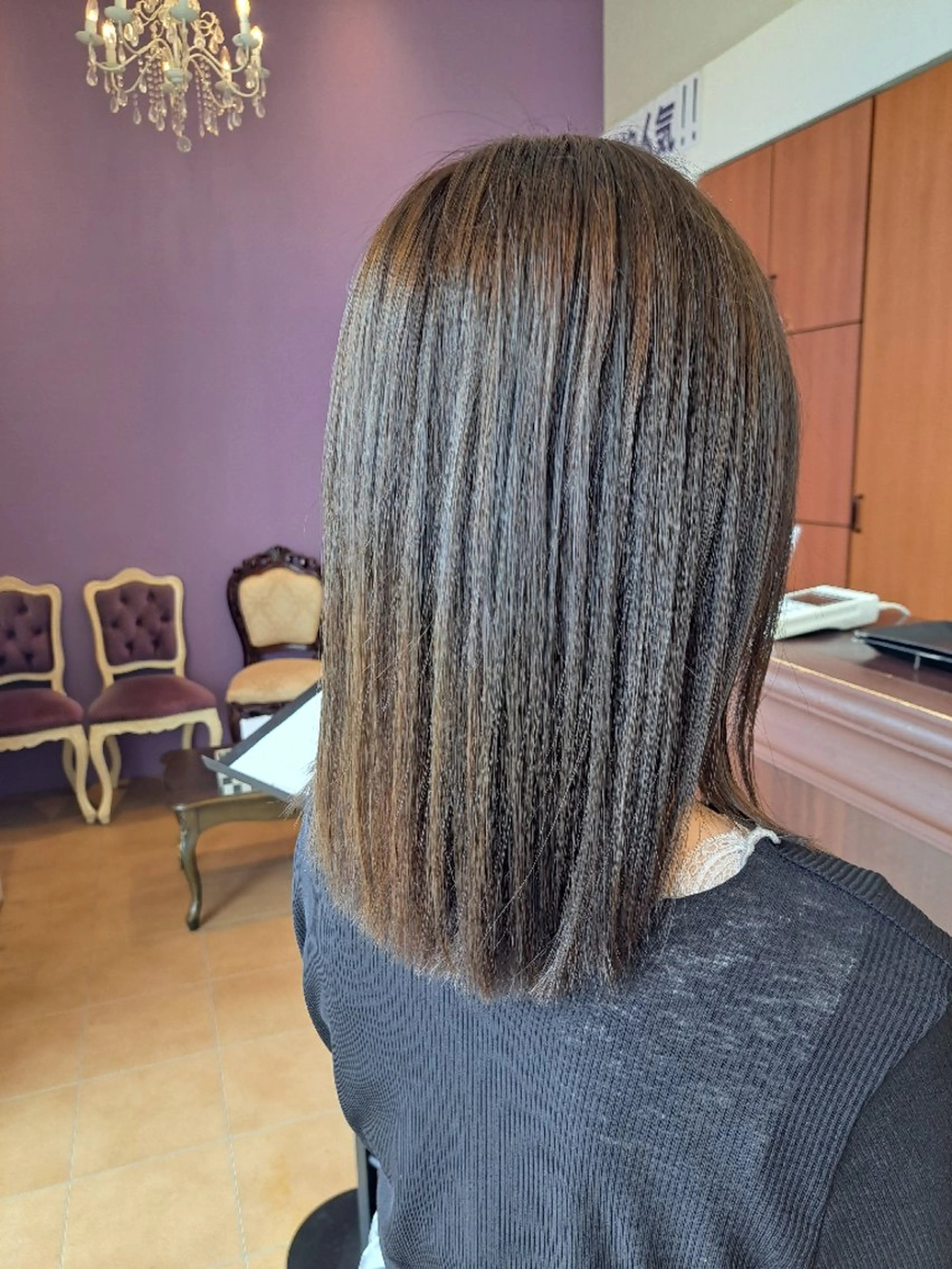 ミディアム カラー 本多 いぶきのヘアスタイル