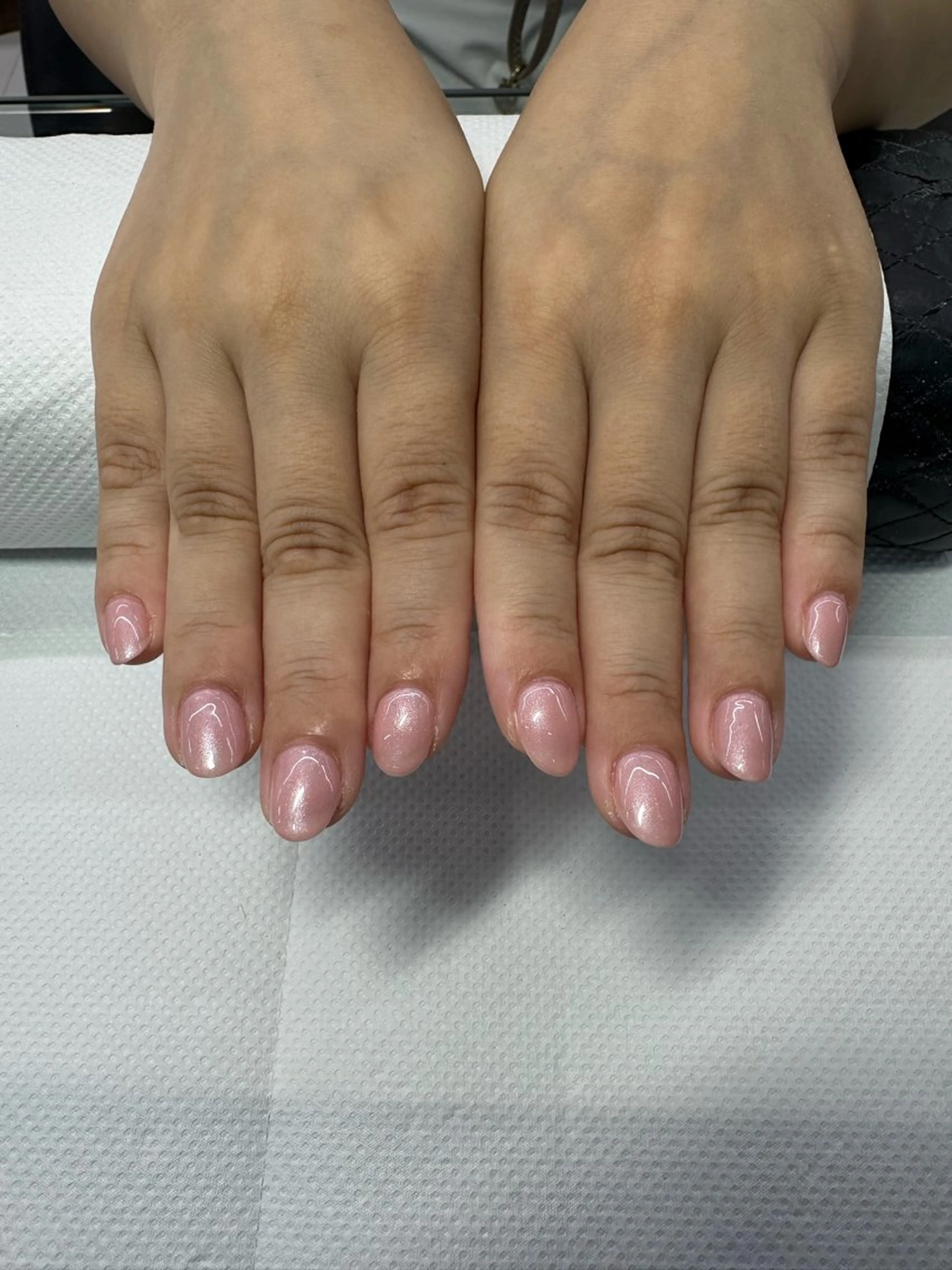 ネイル ワンカラーネイル 坪田 優花のネイルデザイン