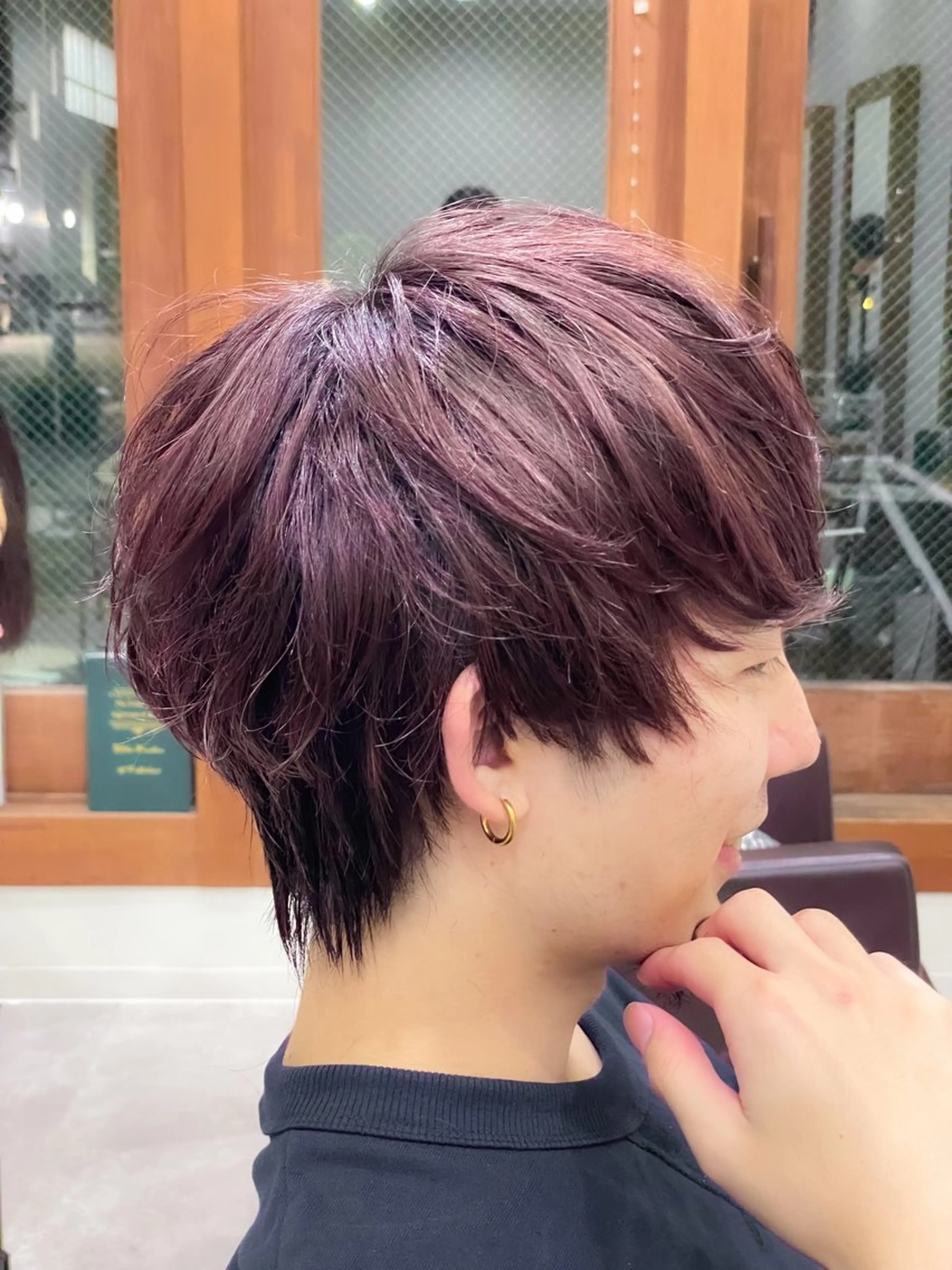 カラー ブリーチ イルミナカラー ブリーチなしカラー ゆうと/ショート /ショートボブ/ボブのヘアスタイル