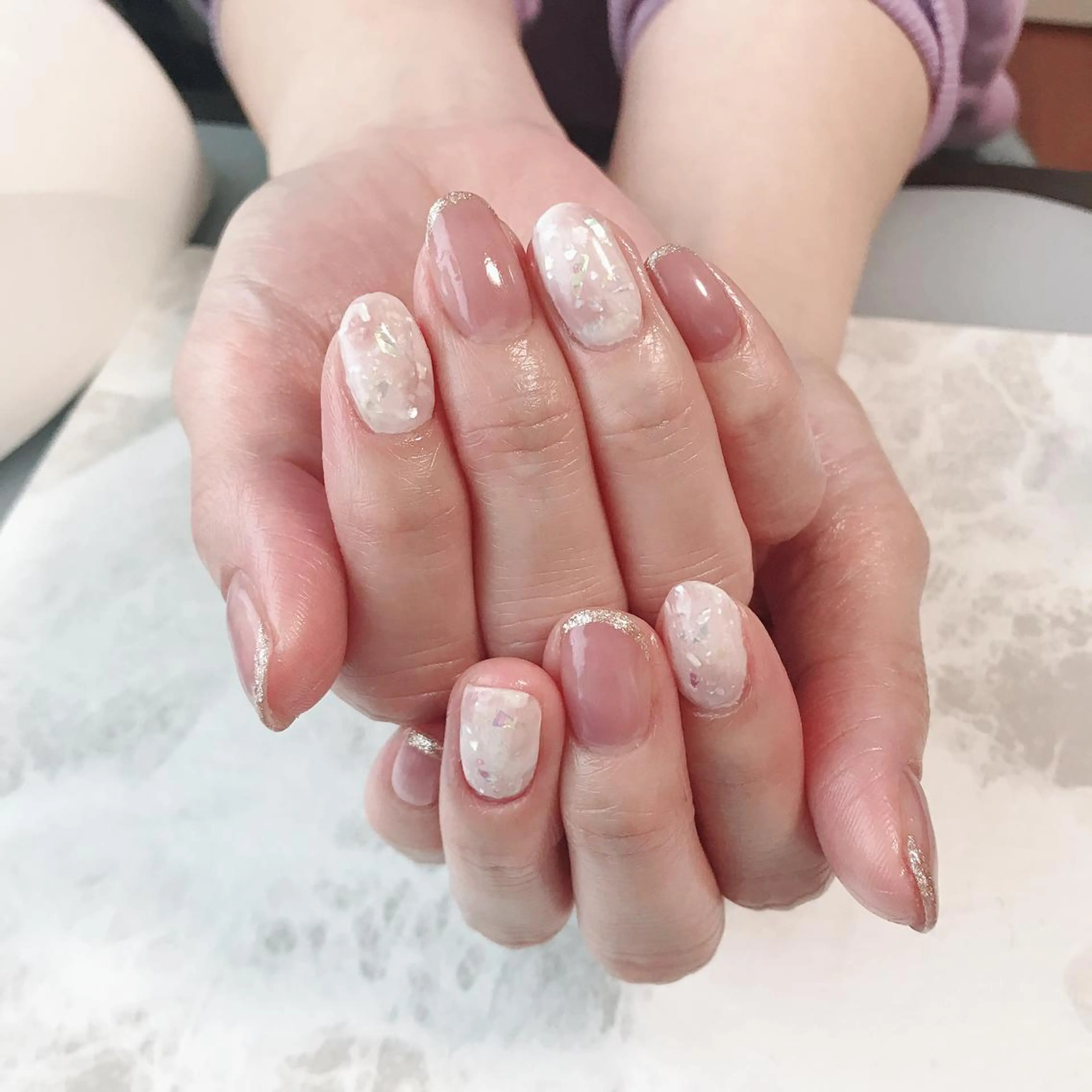 ネイル ピンク 春ネイル sereha nailのネイルデザイン