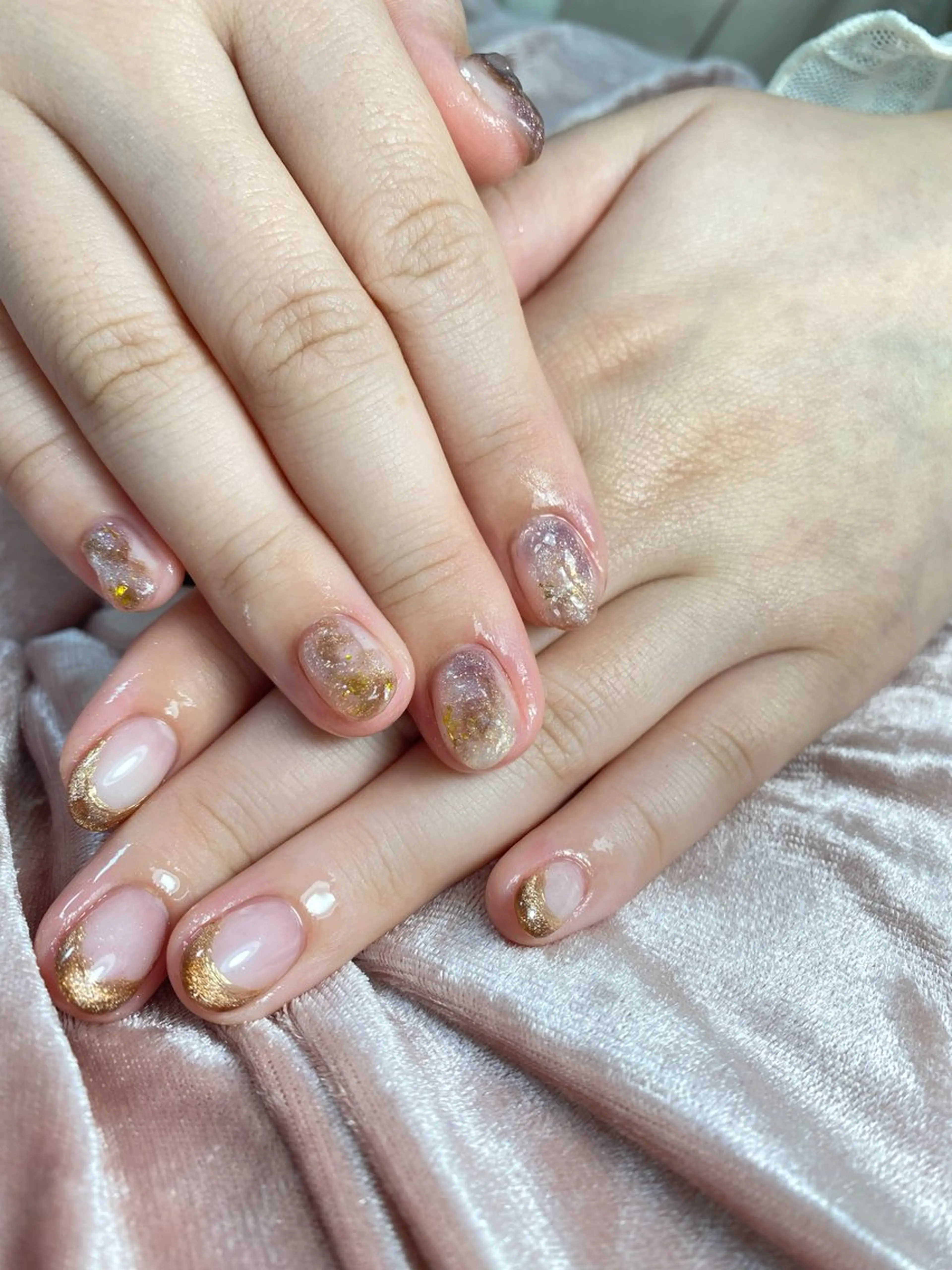 ネイル フレンチネイル ニュアンスネイル will 有希のネイルデザイン