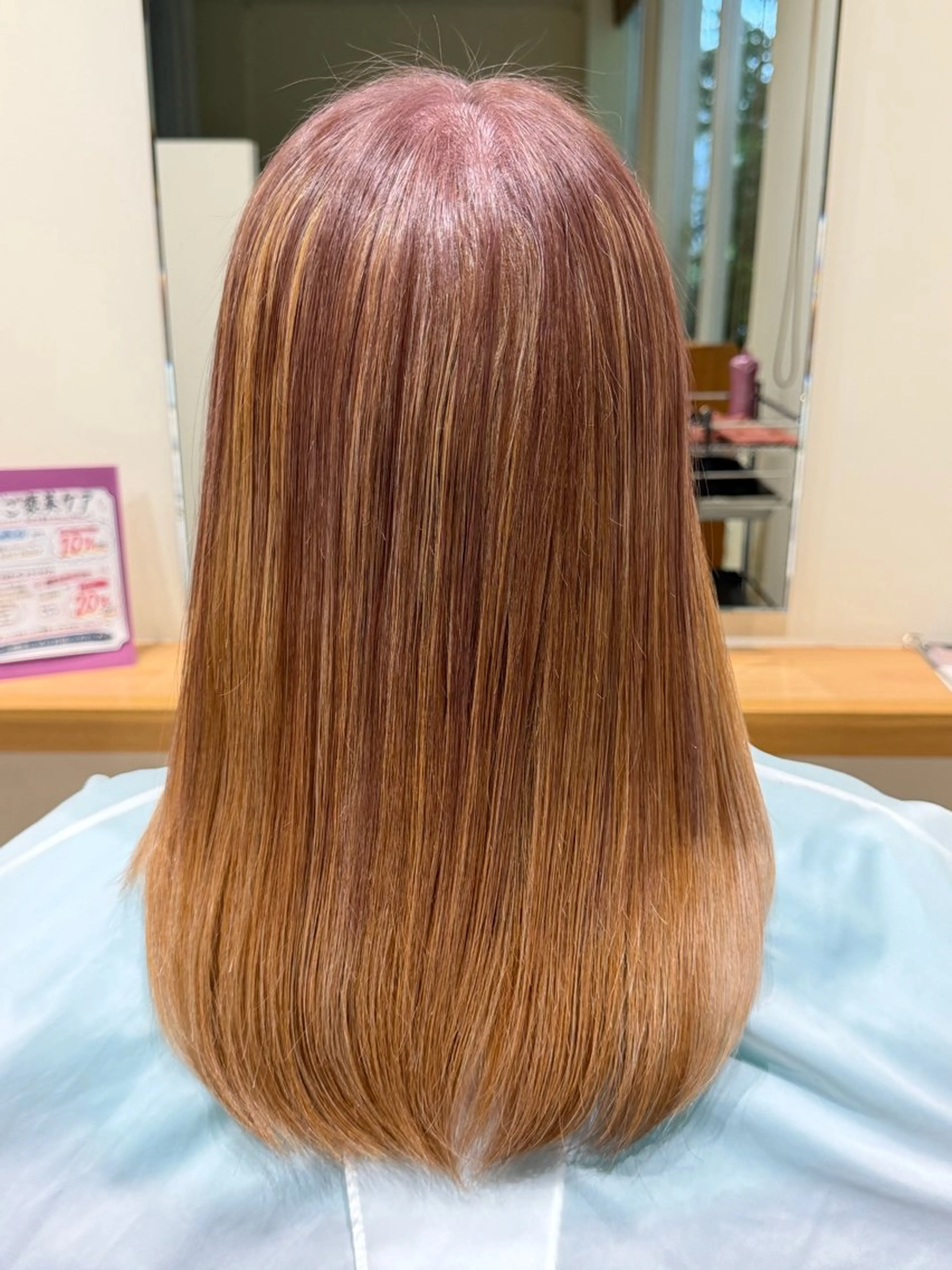 ロング カラー 桑原 理紗のヘアスタイル