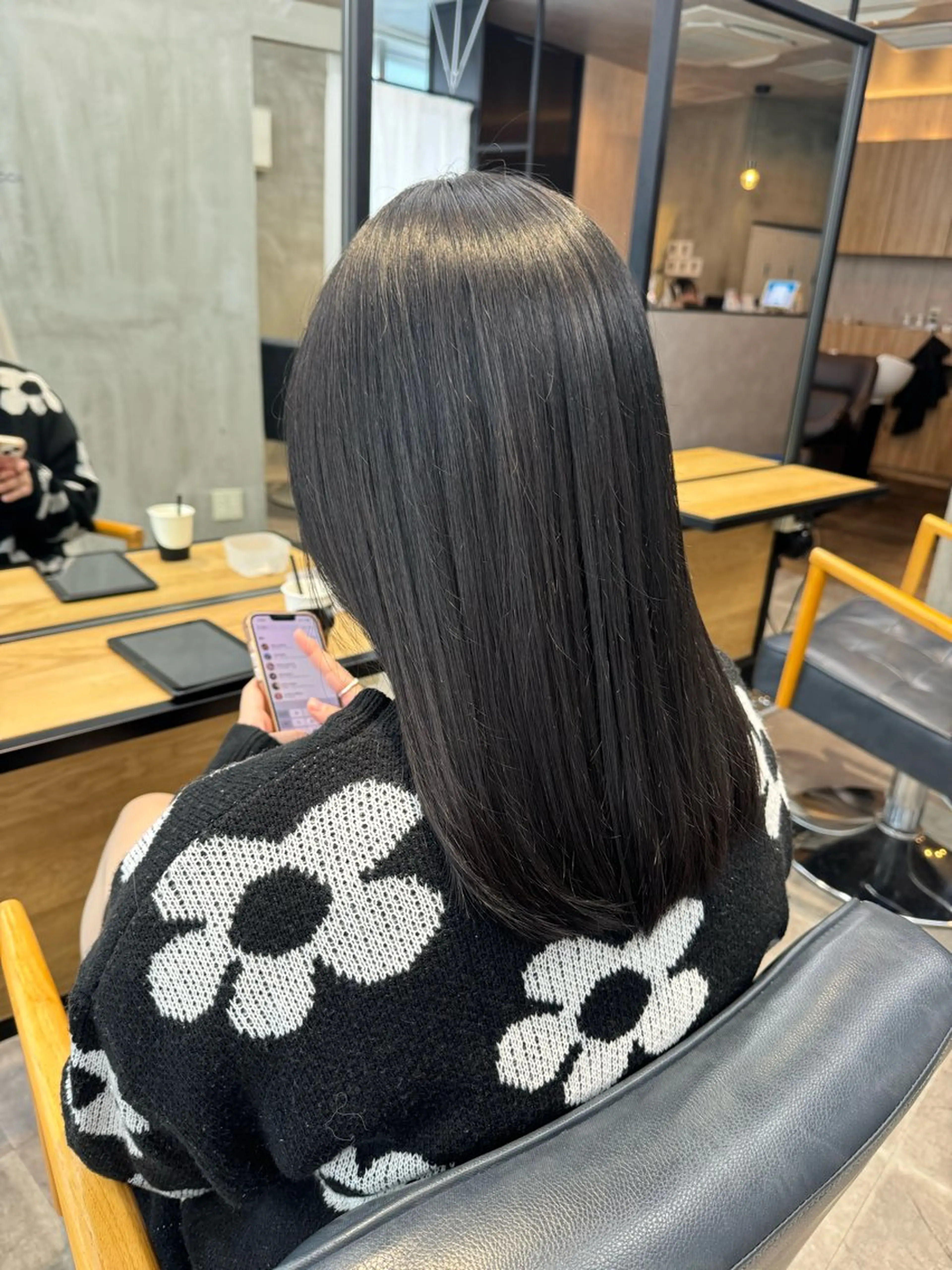 ミディアム カット ヘアカラー トリートメント 梅田モードカラー特化 💖koichiroのヘアスタイル