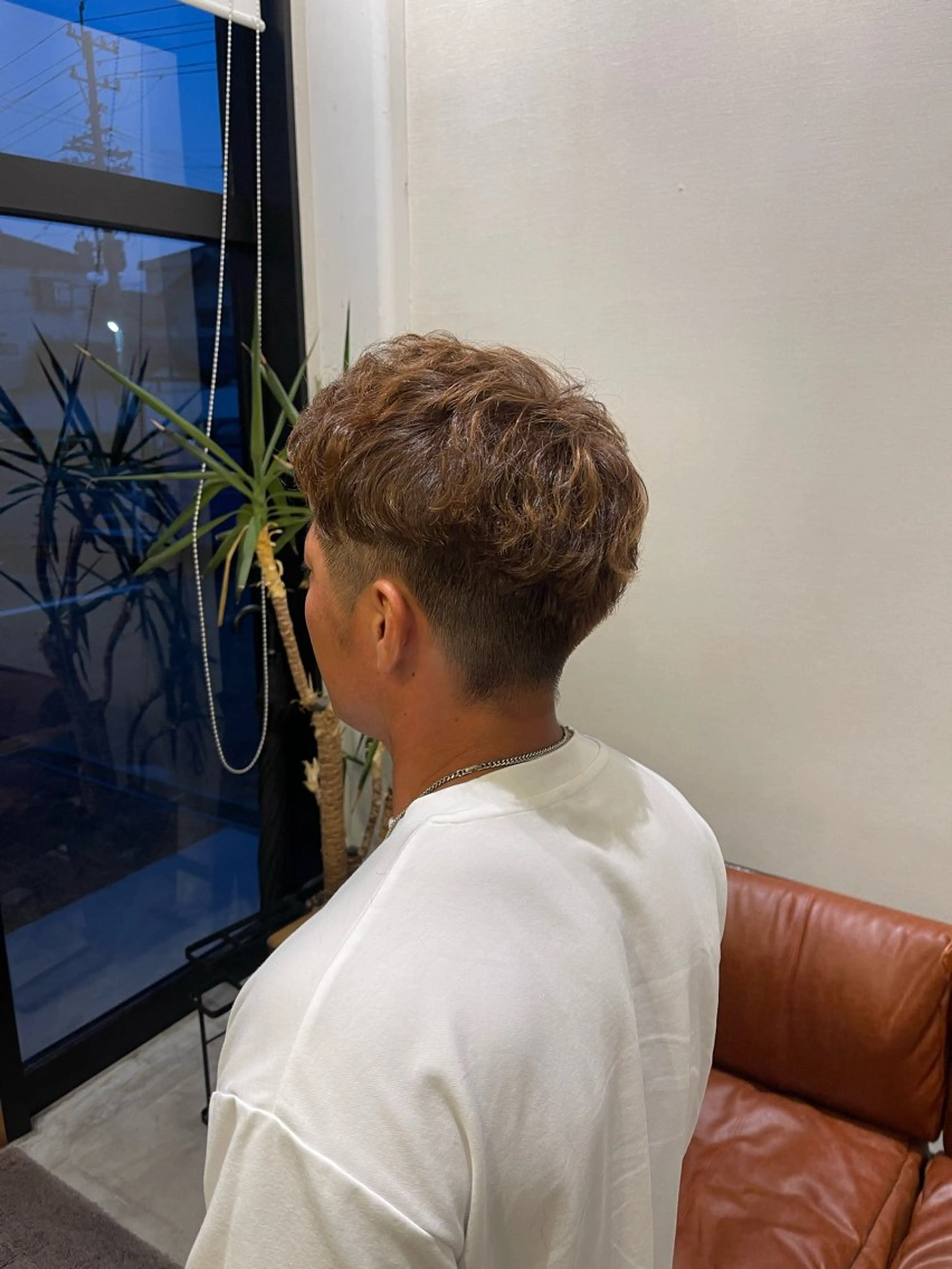 ショート パーマ メンズ カット パーマ Rolen.所属・佐藤 海璃のヘアスタイル